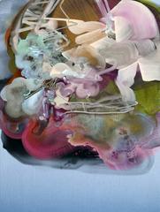 Sweet Cloud by Dana Oldfather, Abstract Oil Painting on Stretched Linen