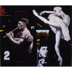Composition #7 by Joseph Piccillo, Large Graphite Drawing on Canvas 2