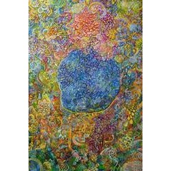 Rise of the Numinous by Ethan Meyer, Colorful Abstract Painting on Canvas 11