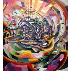 Retina Scan by APEX Collective , Large Abstract and Surreal Acrylic Painting 5