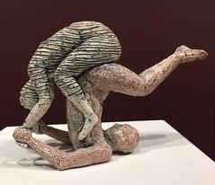 Figurative Ceramic Teapot with Glaze