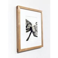 "Book 37" , Black and White Abstract Photography, Silver Gelatin Print, Framed 3