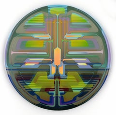 "Colossus", Contemporaneo, Astratto, Geometrico, Tecnica mista, Pittura su Wood