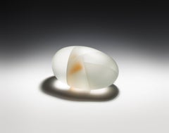 "Geometric Embryo Segmentation", Glass Sculpture with Interior Color Lamination 