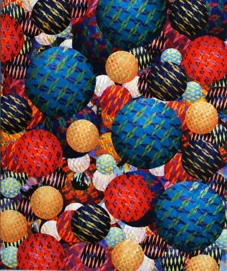 Aaron Karp Contemporary Acrylic Painting Geometric Abstraction