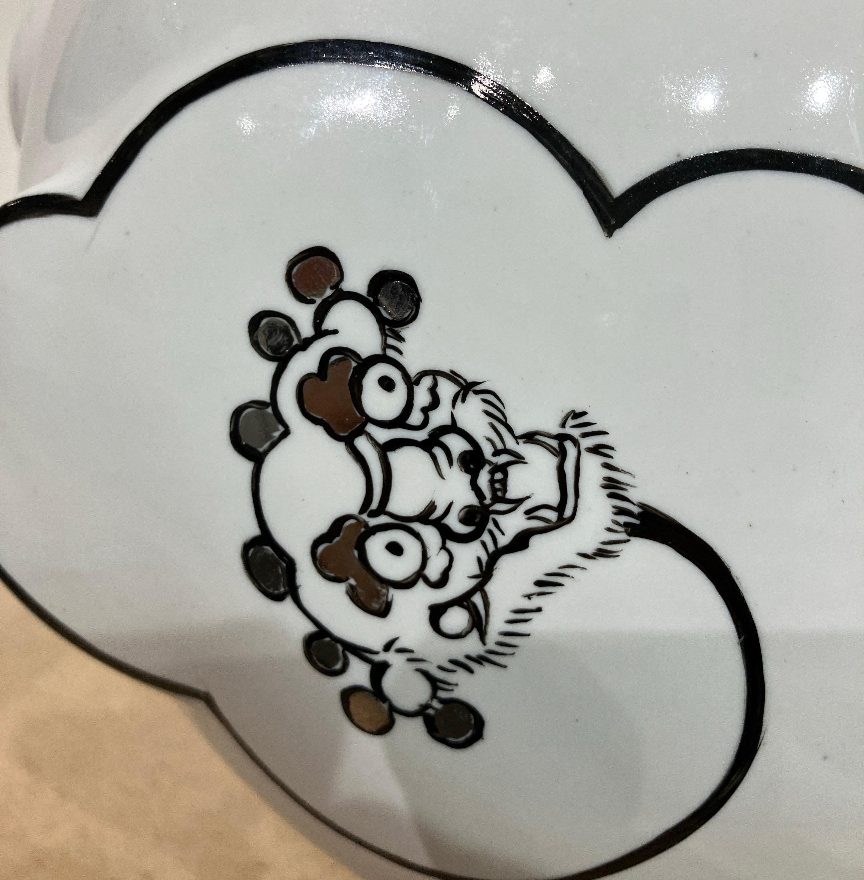 Porcelain, Overglaze Paint, Vessel, Functional, Mythos Flask, Sam Chung, 2025 For Sale 2