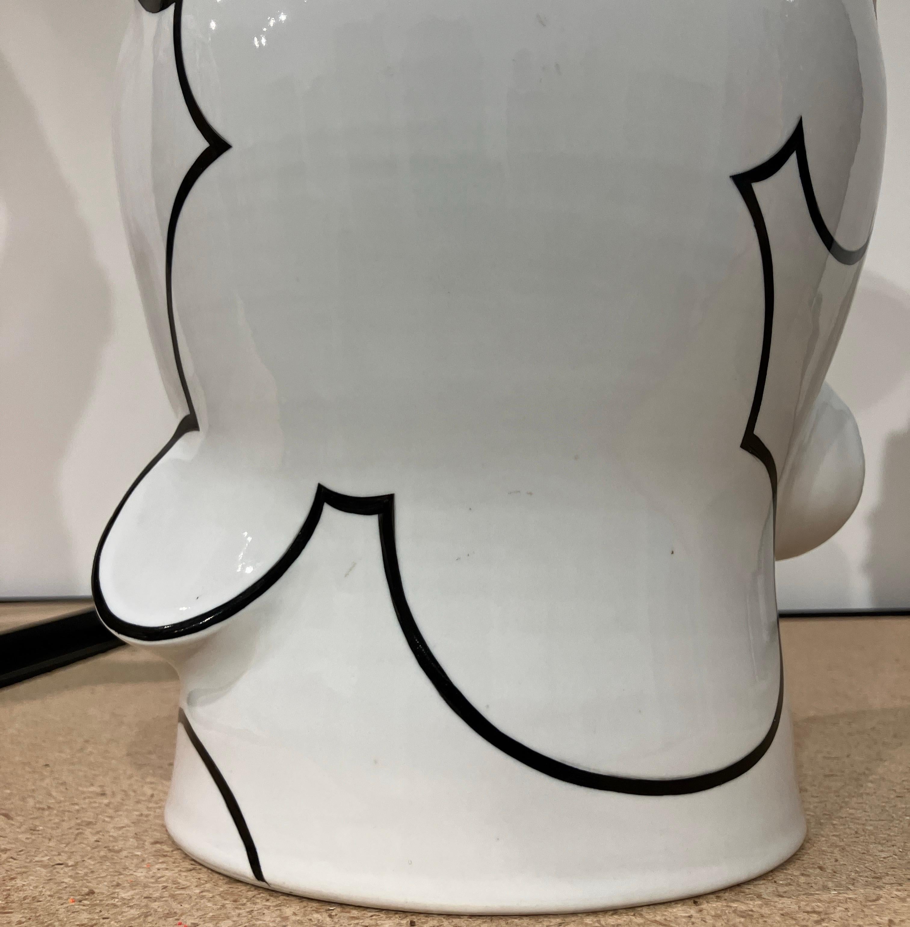 Porcelain Vase, Sculpture, Korean American, Flared Cloud Vase by Sam Chung, 2023 For Sale 2