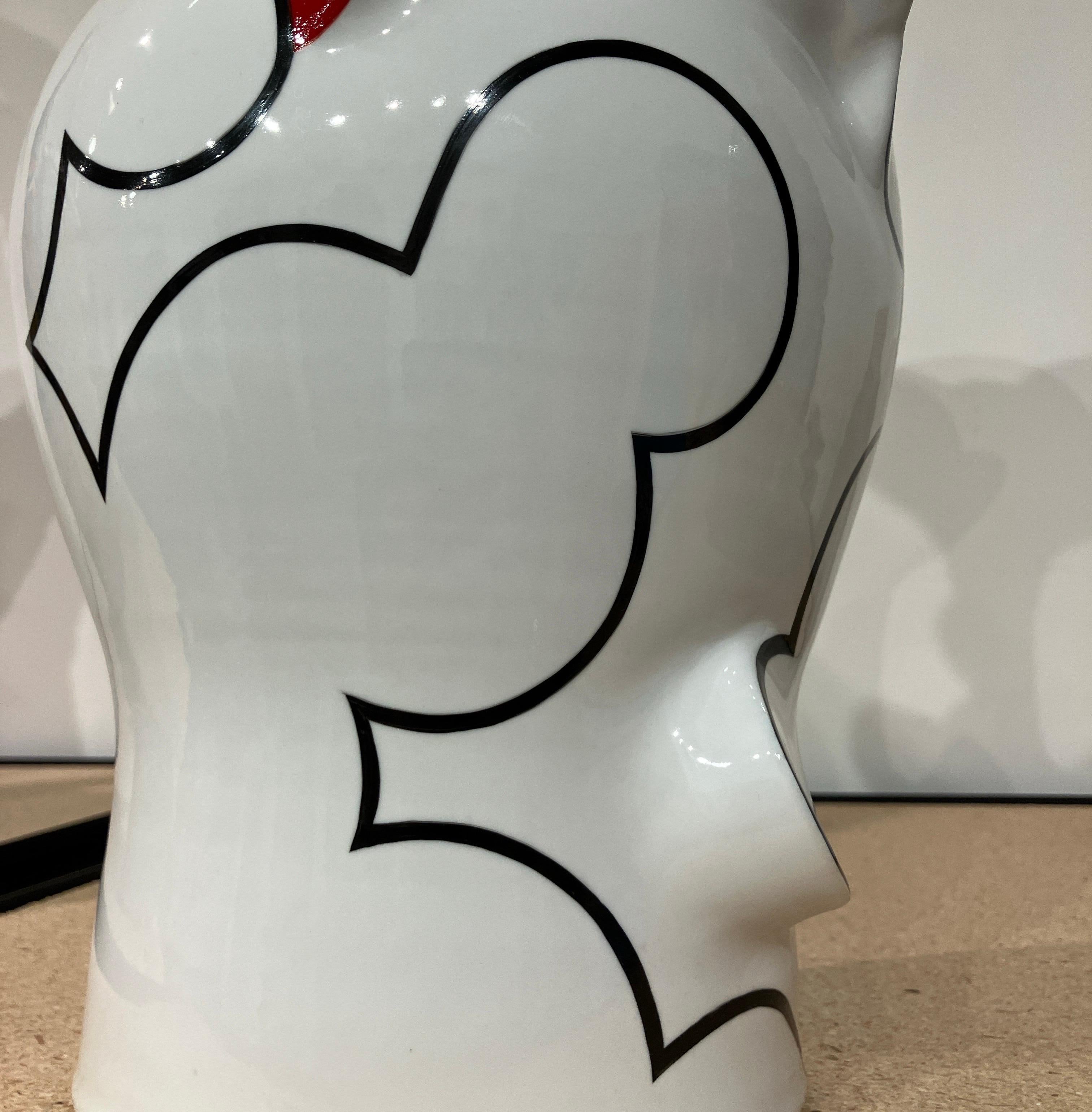 Porcelain Vase, Sculpture, Korean American, Flared Cloud Vase by Sam Chung, 2023 For Sale 6