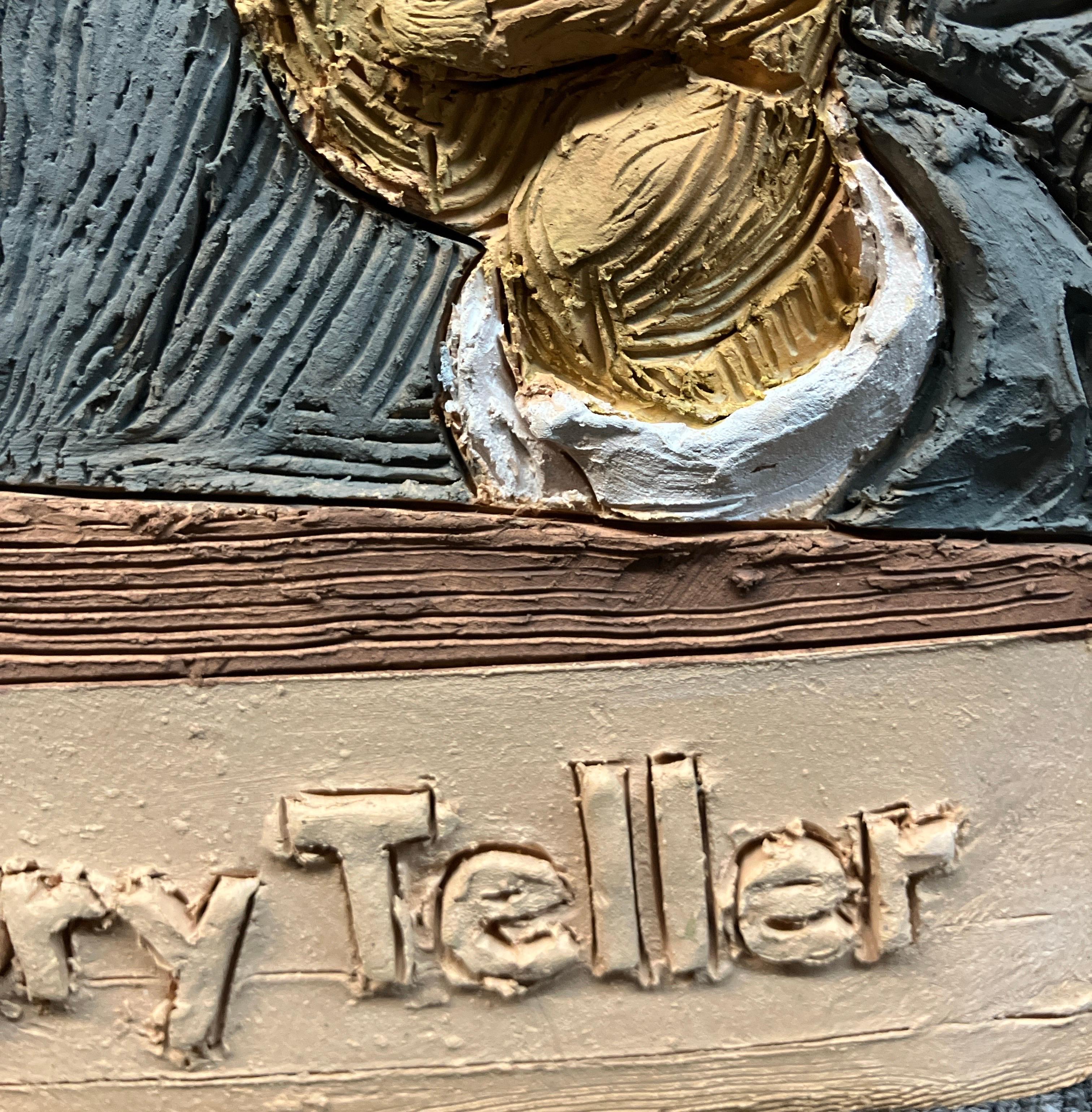 The Story Teller, Tarot Card 5, d'Alessandro Gallo, 2025, Céramique, Cléat français en vente 5
