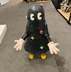 Abstract Figurative Ceramic Sculpture, Contemporary Glazed Stoneware, Yamada