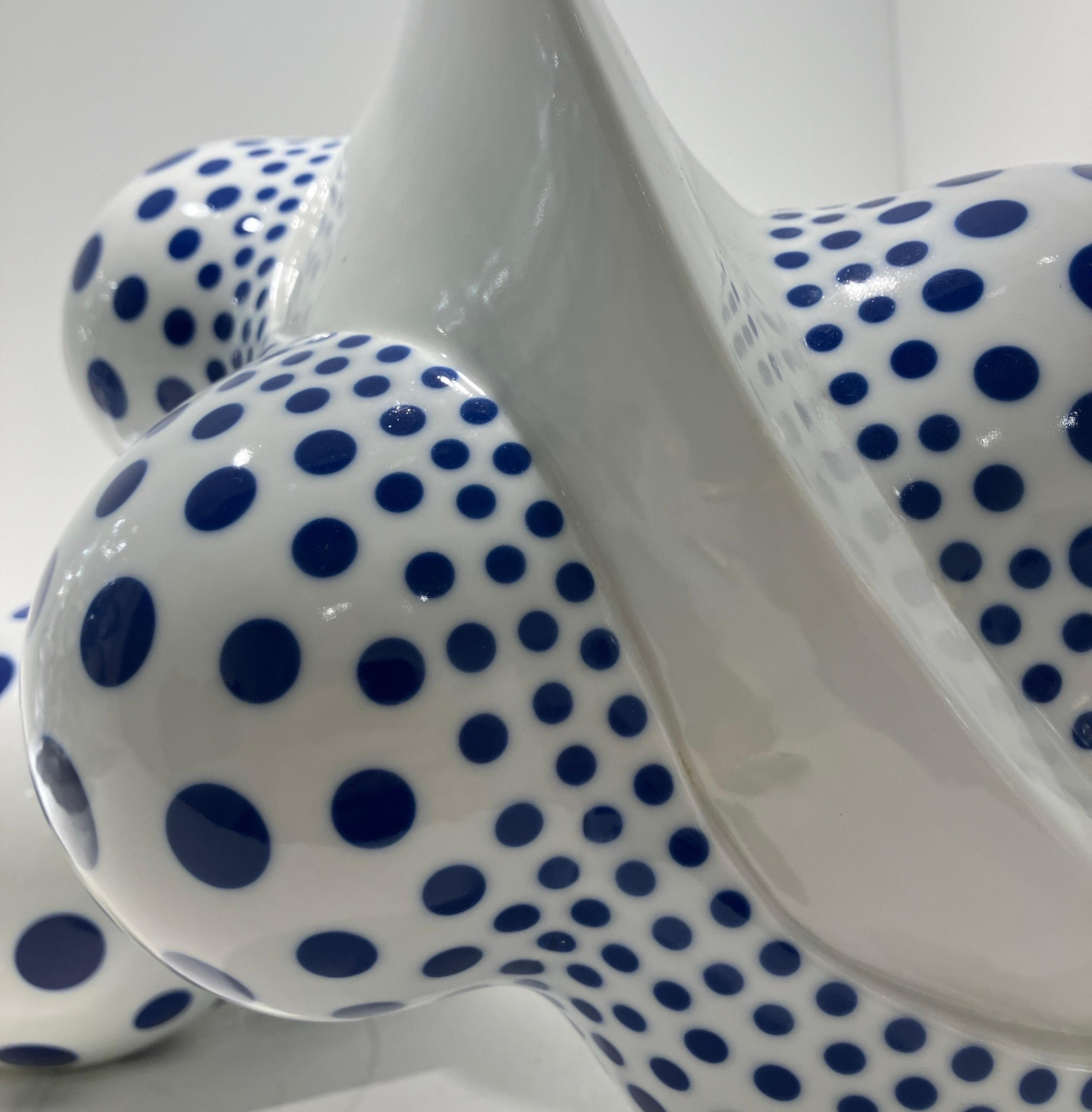 Contemporary, Porcelain, Sculpture, Abstract, Design, Harumi Nakashima, Japanese For Sale 6
