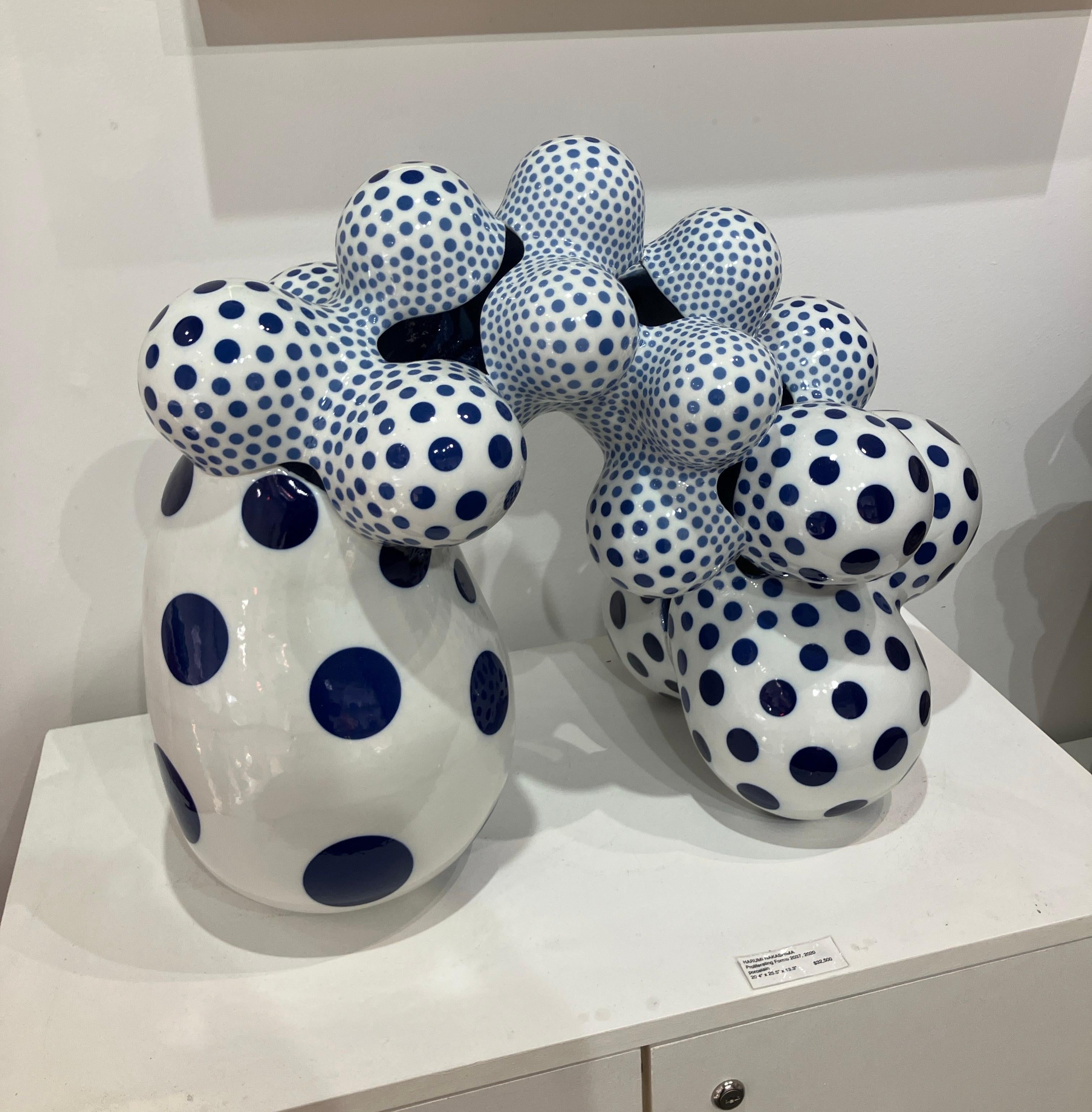 Contemporary, Porcelain, Sculpture, Abstract, Design, Harumi Nakashima, Japanese For Sale 4