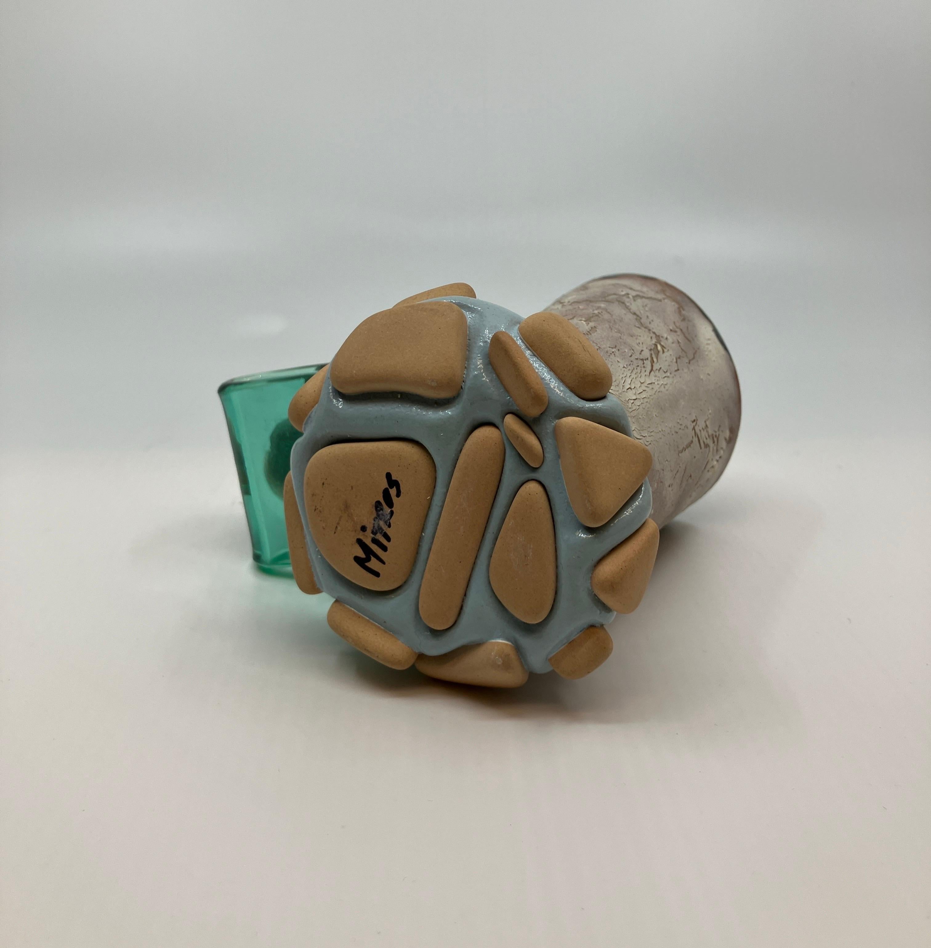 Contemporary, Mixed Media, Ceramic, Sculpture, Functional Mug, Utilitarian For Sale 7