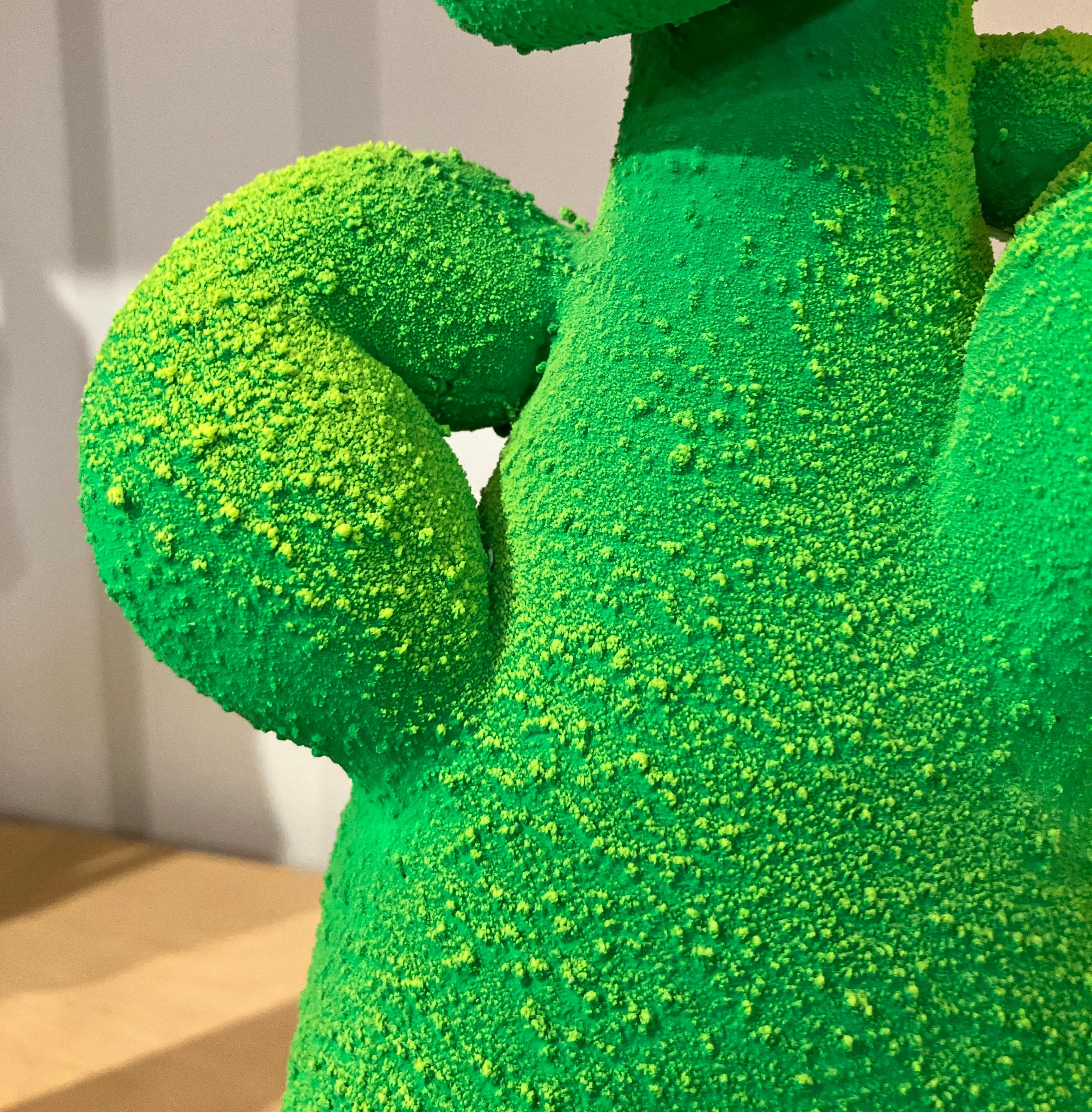 Contemporary Ceramic Sculpture with Pigmented PVC Surface, Design, Mixed Media

Maxwell Mustardo is a ceramic artist whose highly textured forms are the result of meticulous research into the chemistry of kiln firing. He includes materials such as