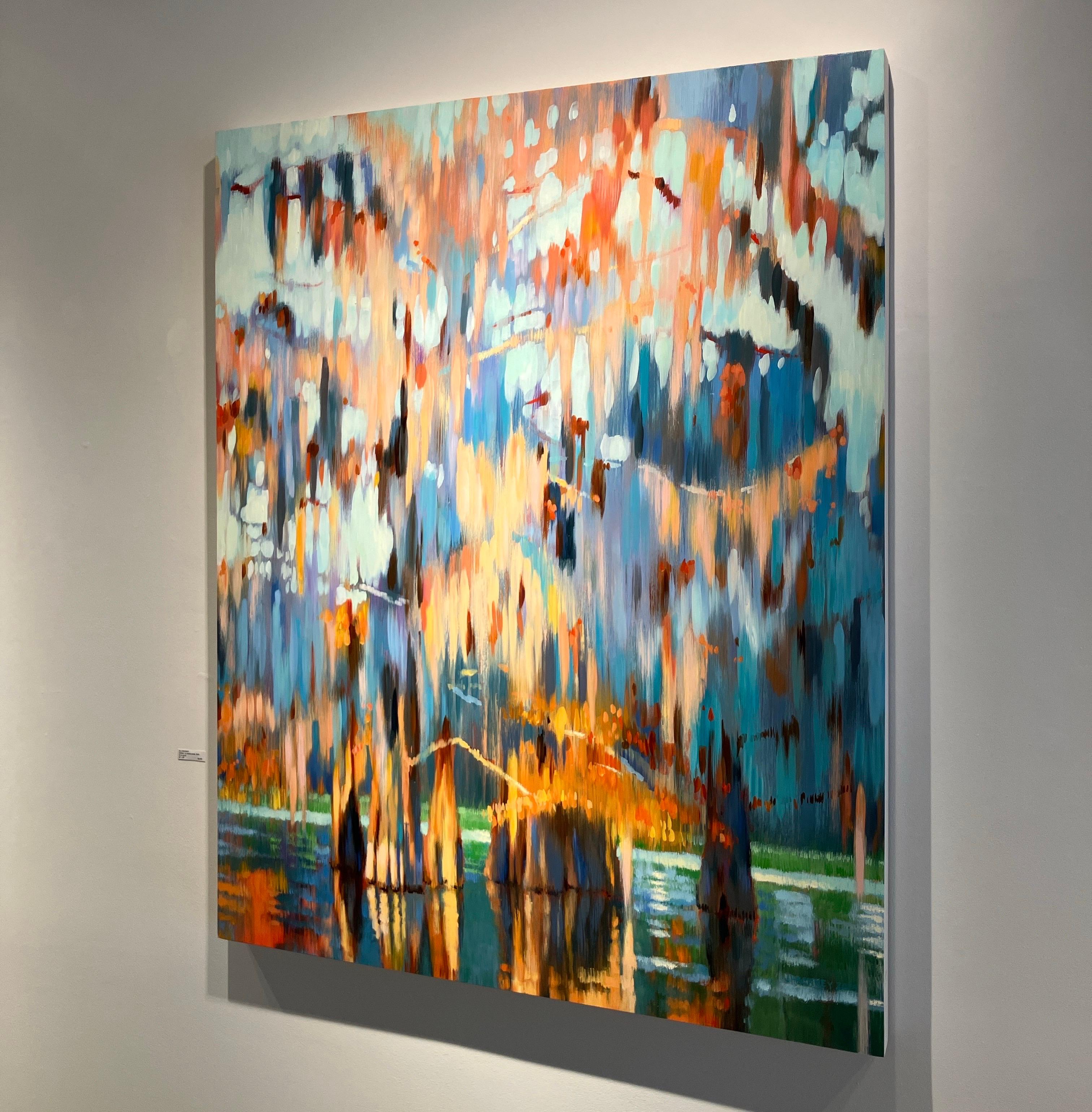 Untitled, Le marais series, Jill Hackney, 2025, Impressionist Landscape Painting For Sale 2
