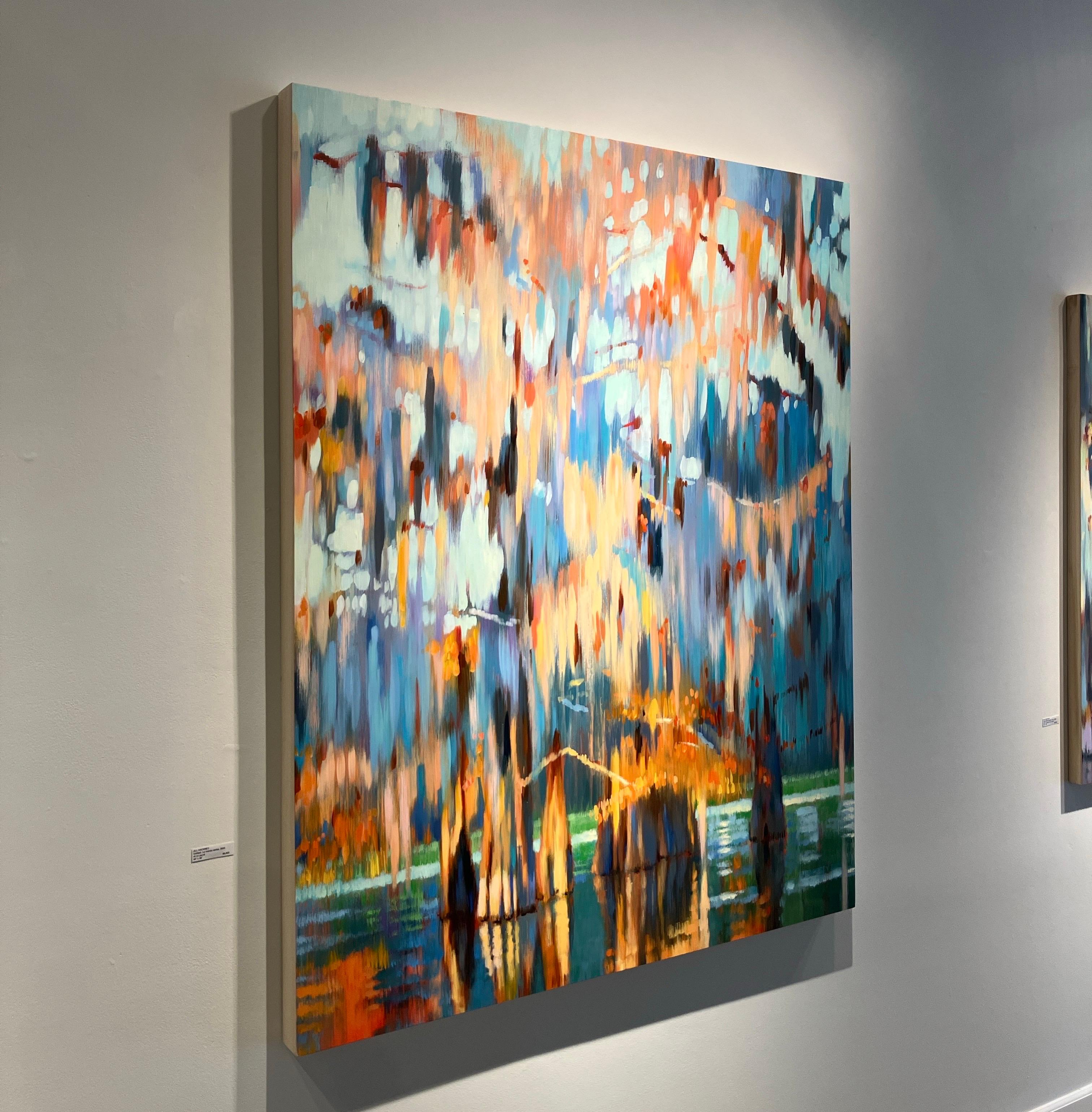Untitled, Le marais series, Jill Hackney, 2025, Impressionist Landscape Painting For Sale 3