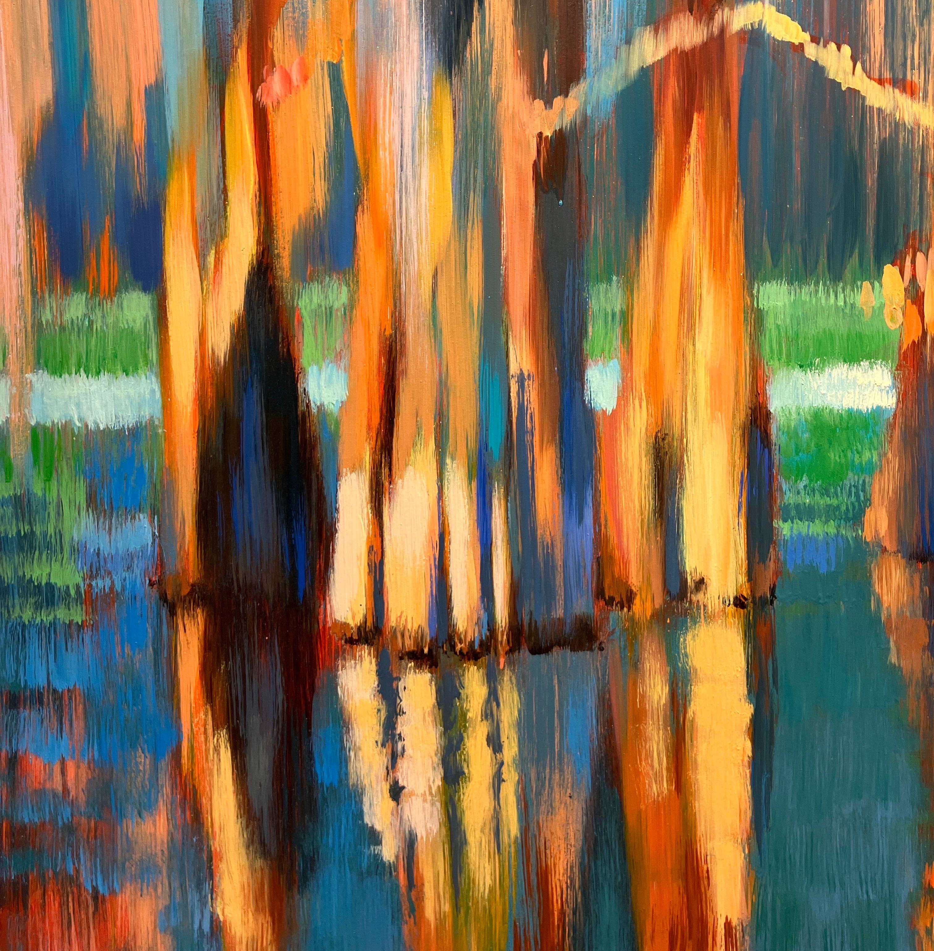 Untitled, Le marais series, Jill Hackney, 2025, Impressionist Landscape Painting For Sale 4