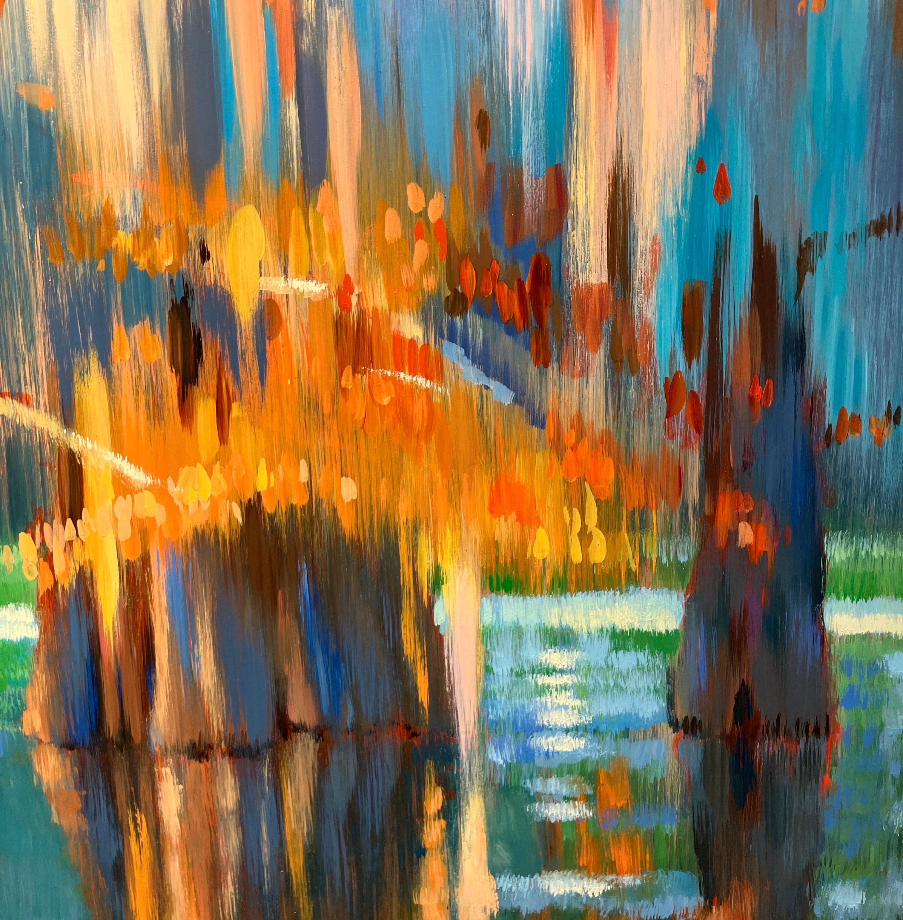 Untitled, Le marais series, Jill Hackney, 2025, Impressionist Landscape Painting For Sale 5