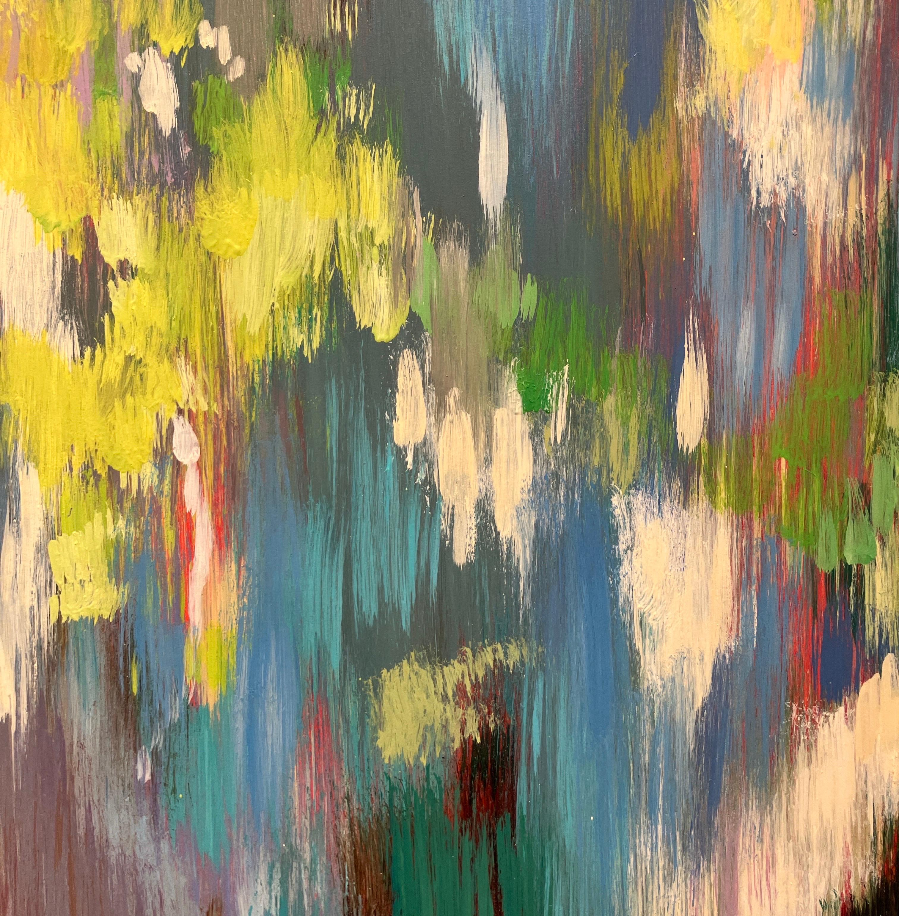 Impressionist Style Landscape Painting, Diptych, Swamp, Water, Oil on Panel For Sale 5