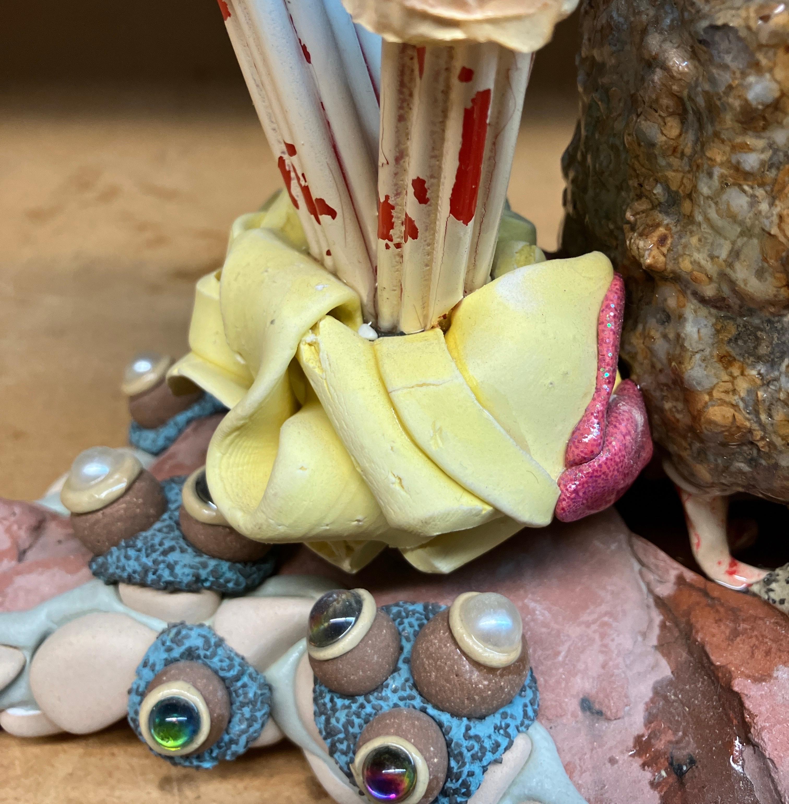Mug Composition No 129, Matthew Mitros, 2023, Ceramic Mixed Media Sculpture For Sale 6