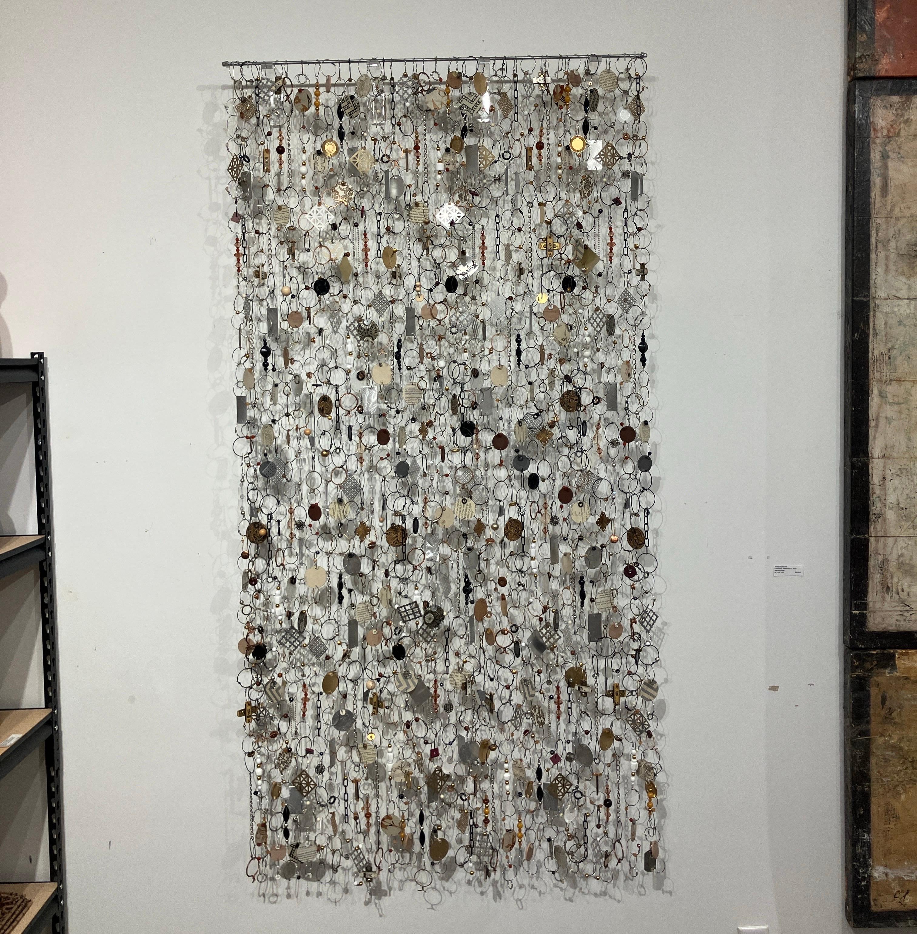 Trinket Net No. 3, John Garrett, 2023, Wall Hanging Installation Sculpture For Sale 1