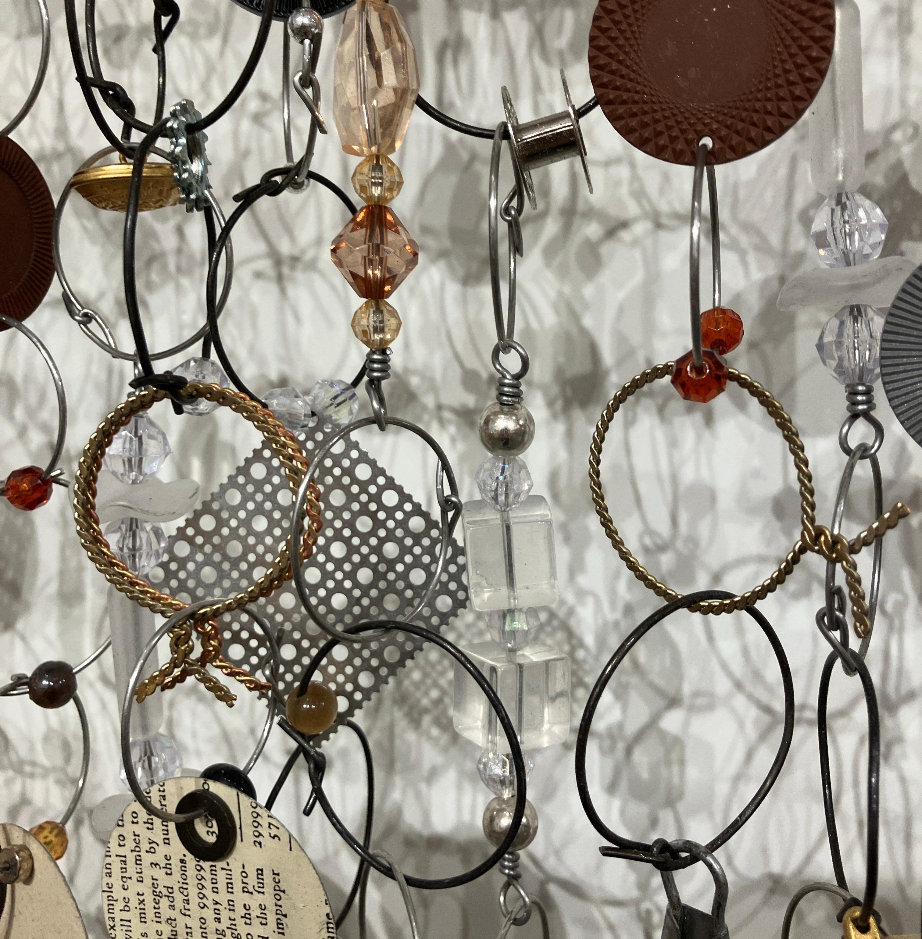 Trinket Net No. 3, John Garrett, 2023, Wall Hanging Installation Sculpture For Sale 2