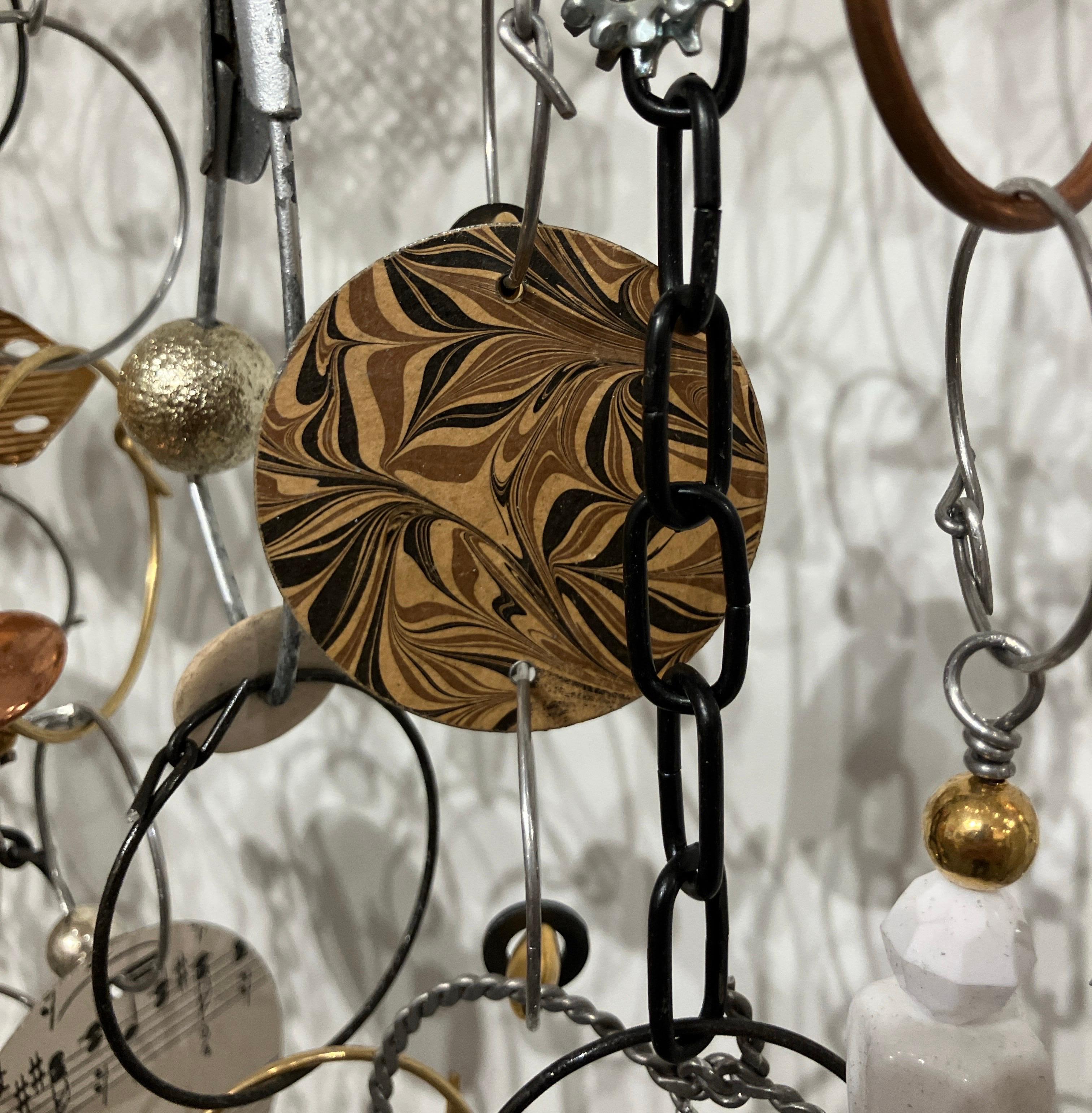 Trinket Net No. 3, John Garrett, 2023, Wall Hanging Installation Sculpture For Sale 3