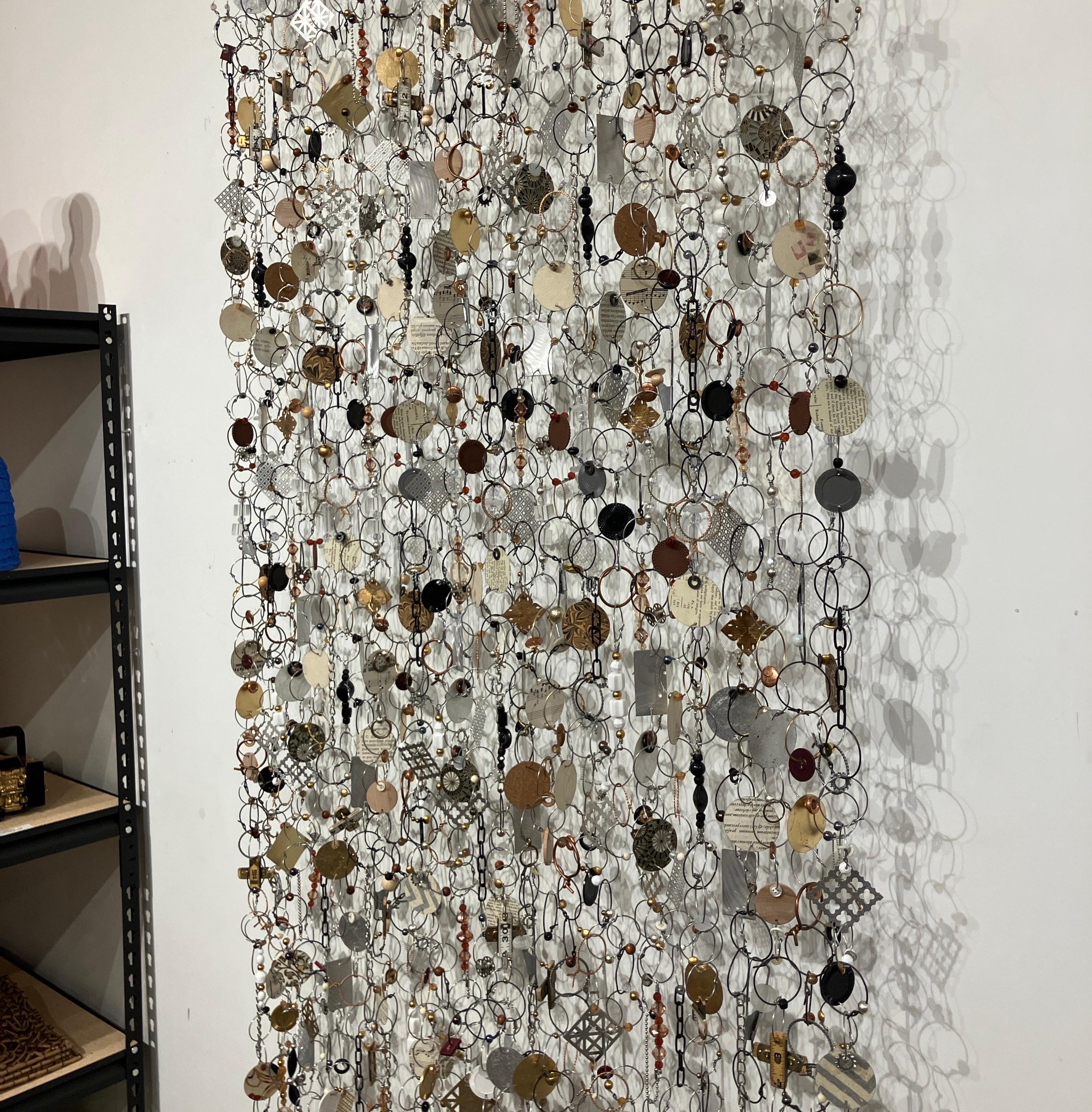 Trinket Net No. 3, John Garrett, 2023, Wall Hanging Installation Sculpture For Sale 5