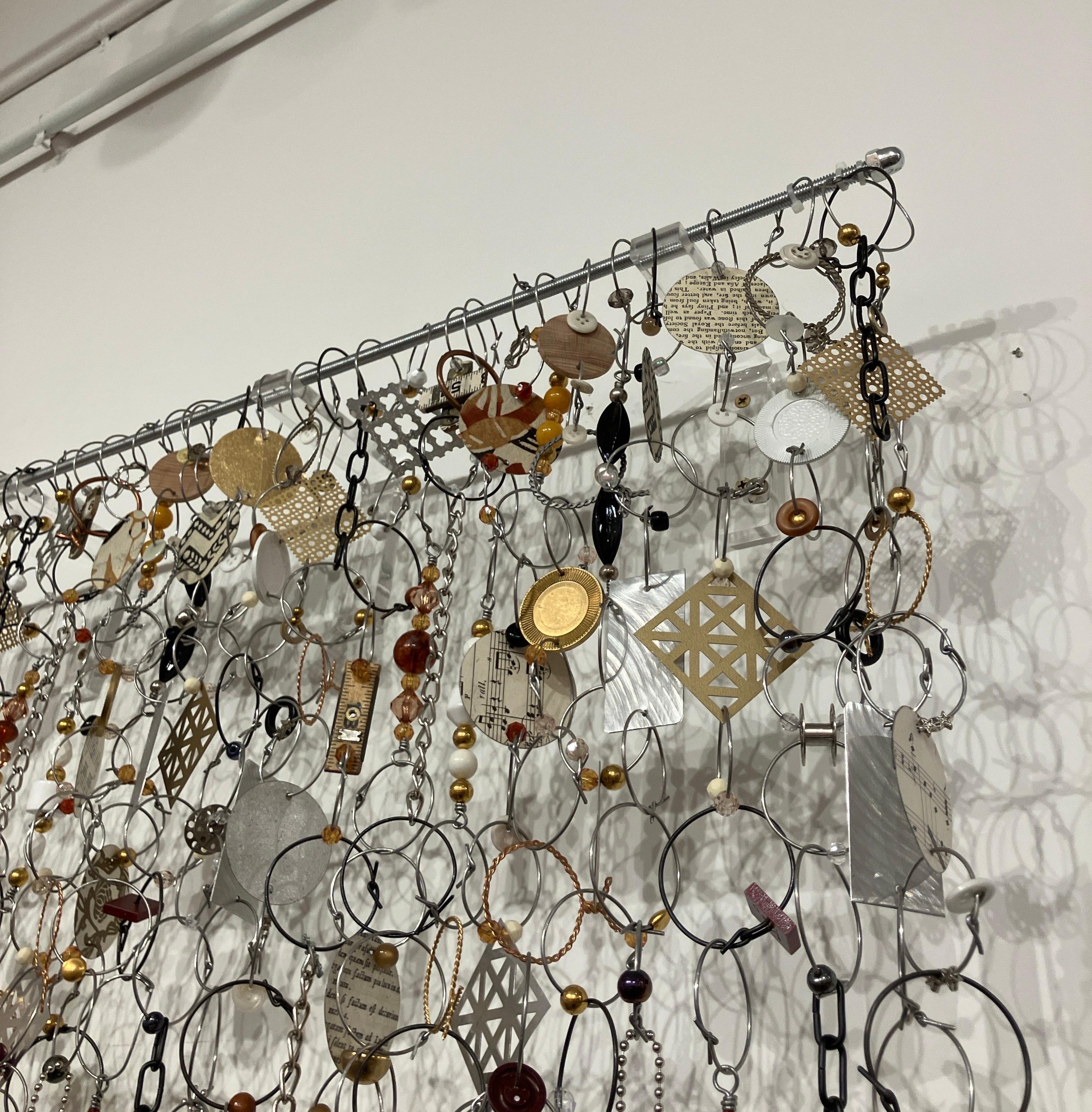 Trinket Net No. 3, John Garrett, 2023, Wall Hanging Installation Sculpture For Sale 6