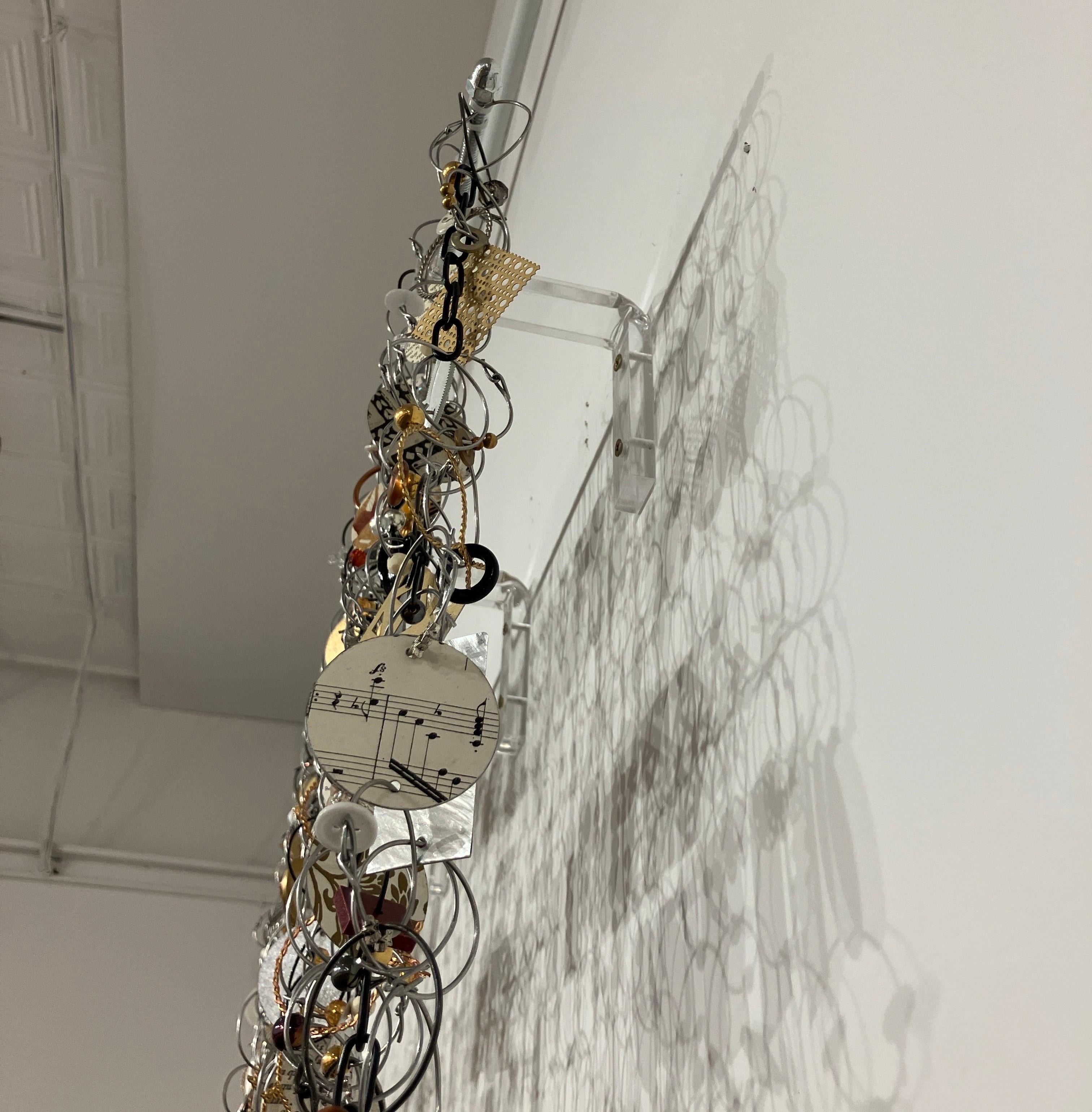 Trinket Net No. 3, John Garrett, 2023, Wall Hanging Installation Sculpture For Sale 7