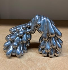 Abstrakte Keramik-Skulptur „To Dream a Little Dream #5“ mit Lüsterglasur