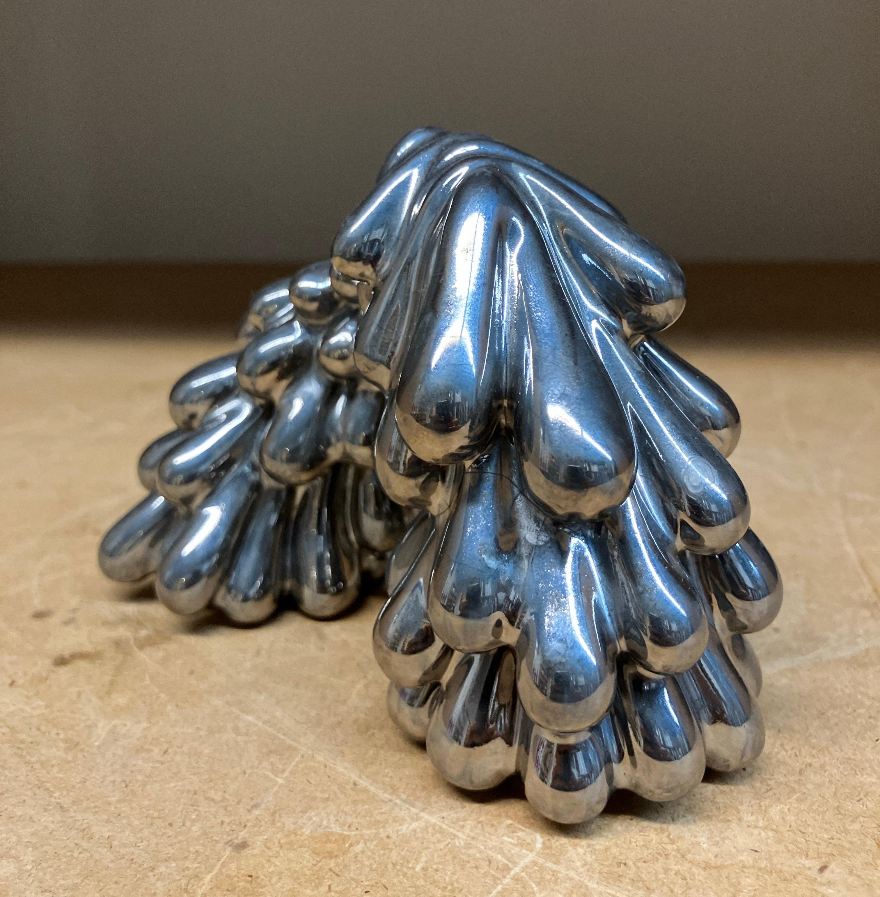 “My work reflects on experiences of transformation, alchemy and the sublime, manifesting in sculptures that undulate between soft and hard, alive and static, real and imagined. These works shape-shift, oscillating between abstraction, flora, fauna