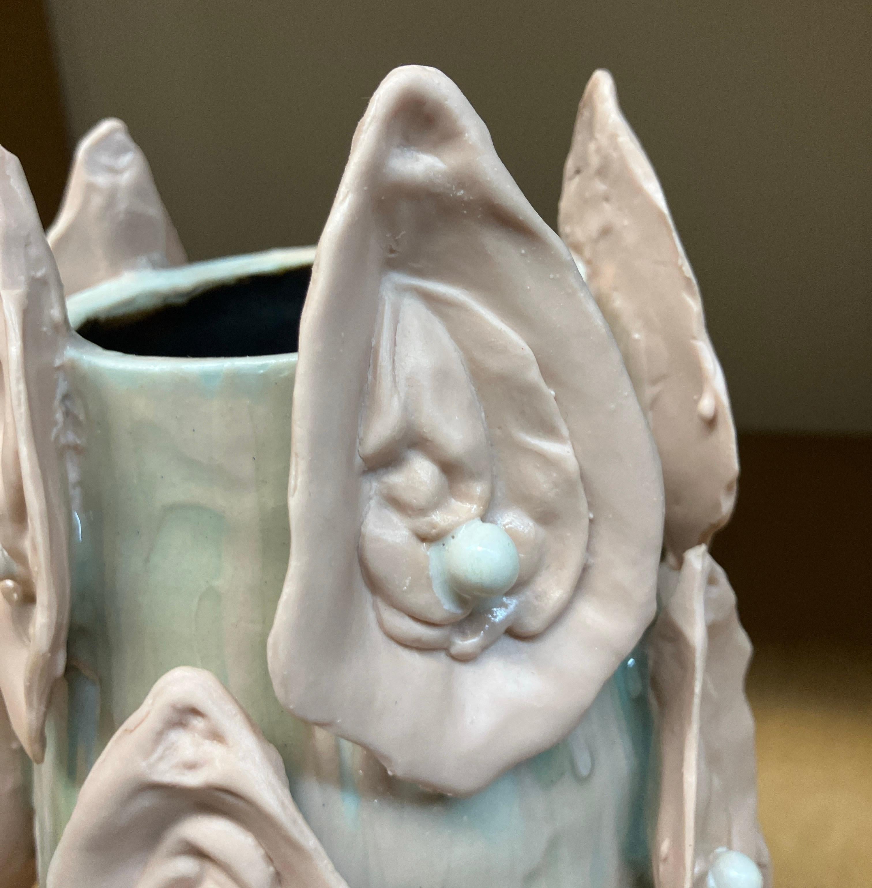 Contemporary Ceramic Trompe l'oeil Sculpture, Glazed Porcelain, 