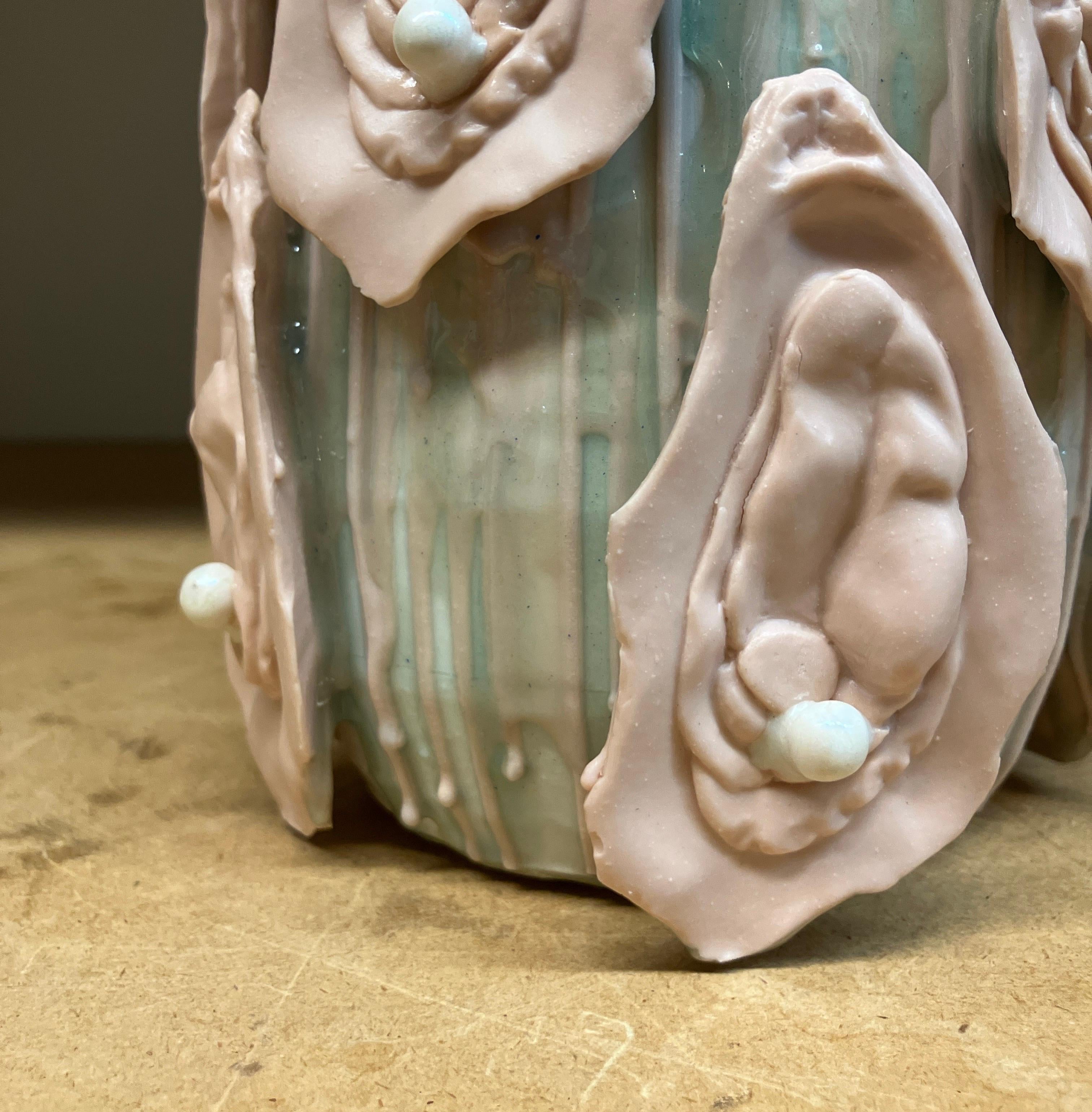Contemporary Ceramic Trompe l'oeil Sculpture, Glazed Porcelain, 