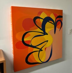 "And the Time Turn Around", Contemporary, Mixed Media, Acrylic, Painting, Wood