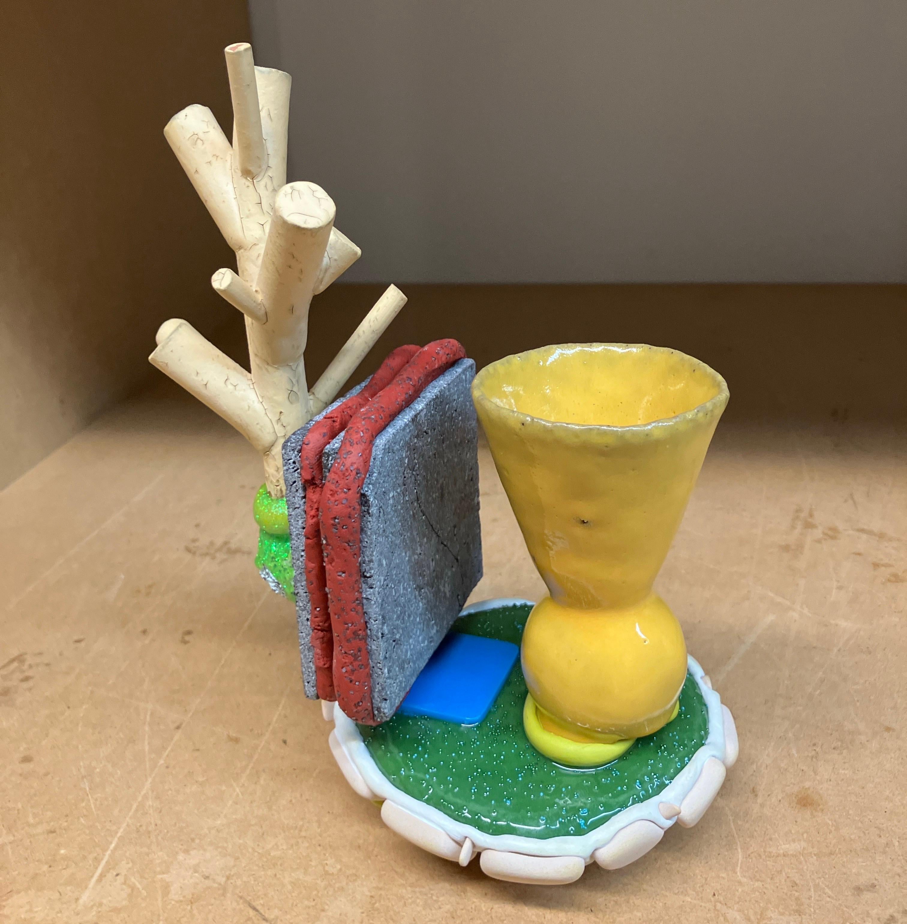 Mug Composition No 133, Matthew Mitros, 2025, Keramik-Skulptur in Mischtechnik, Keramik im Angebot 4