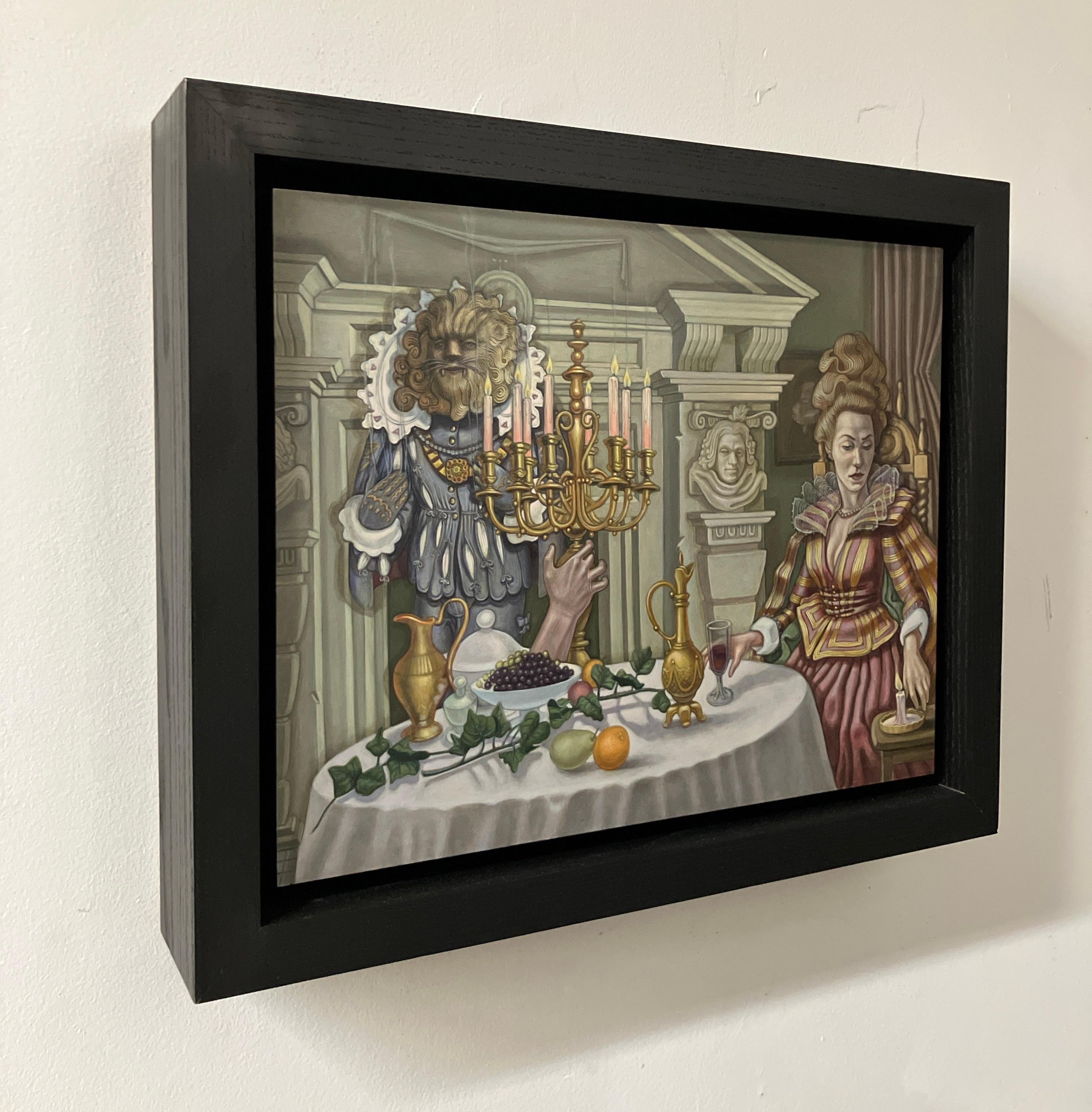 Belle et Bete, Jed Jackson, 2018, Framed Oil Painting, Figurative, Fictional For Sale 7