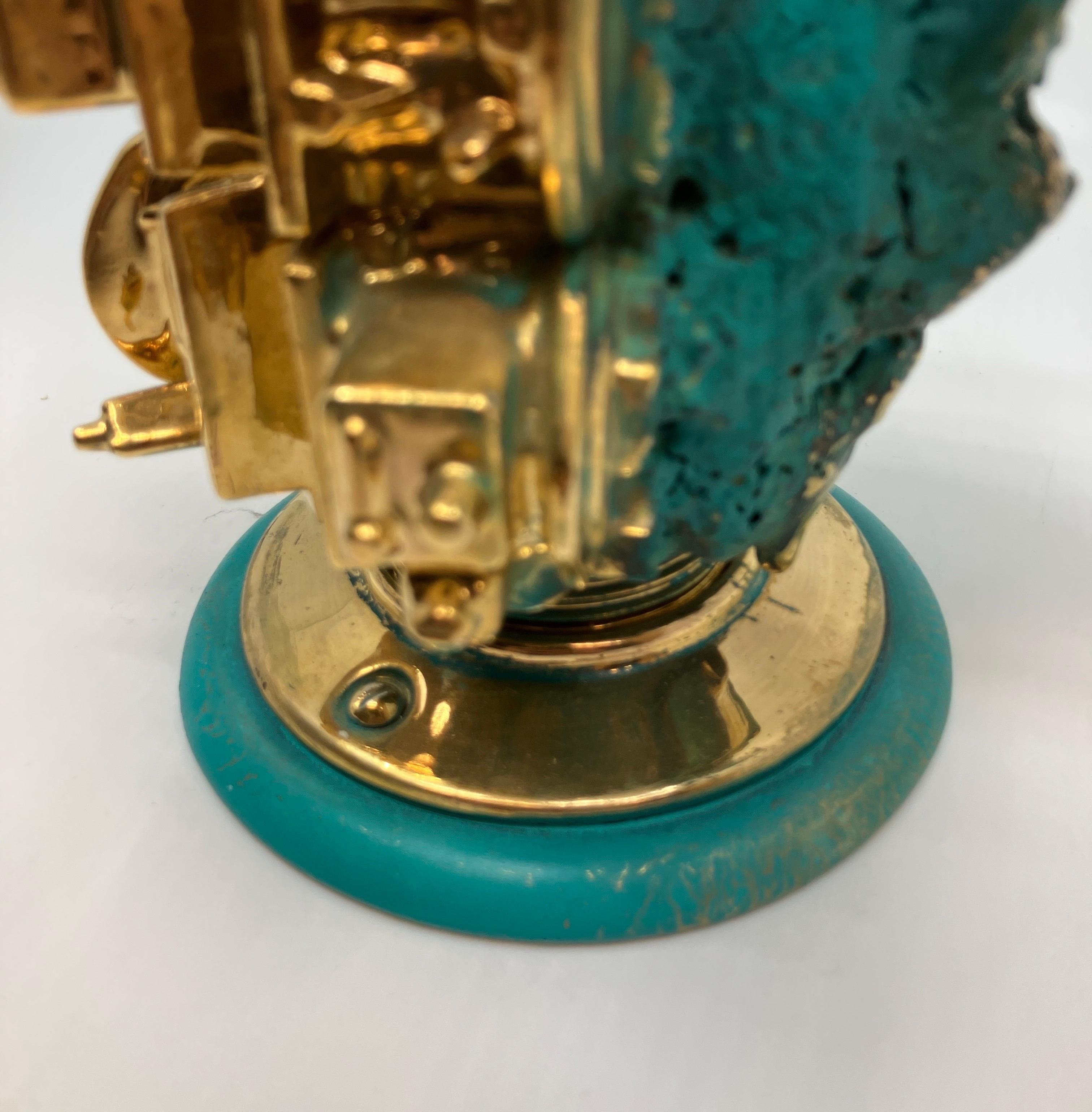Euclidean Crucible 02, Contemporary, Ceramic, Sculpture, Gold Luster, Glaze For Sale 7