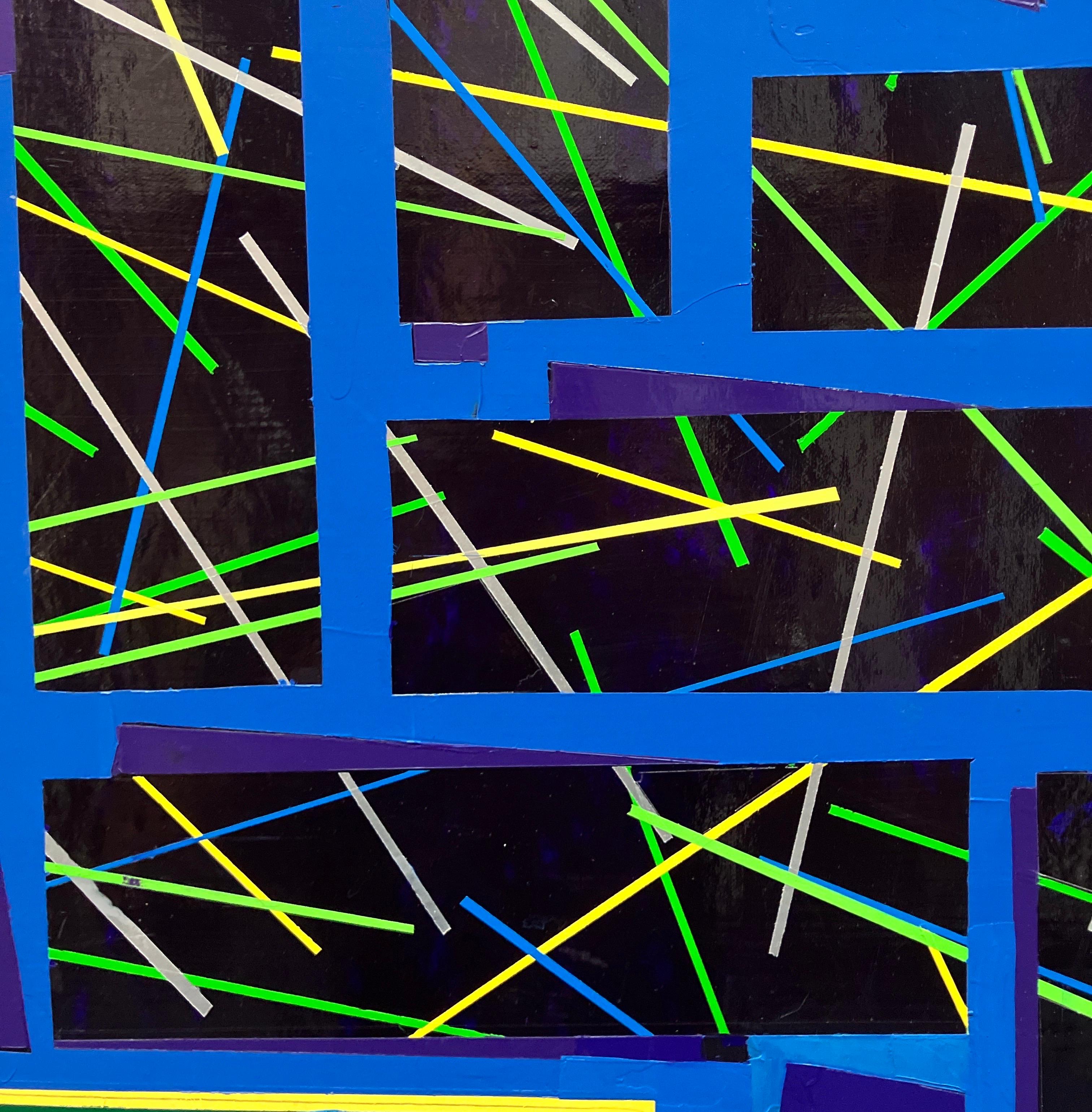 “Kinda Blue” by Rick Griggs, 2025, Abstract Acrylic Painting on Canvas For Sale 2