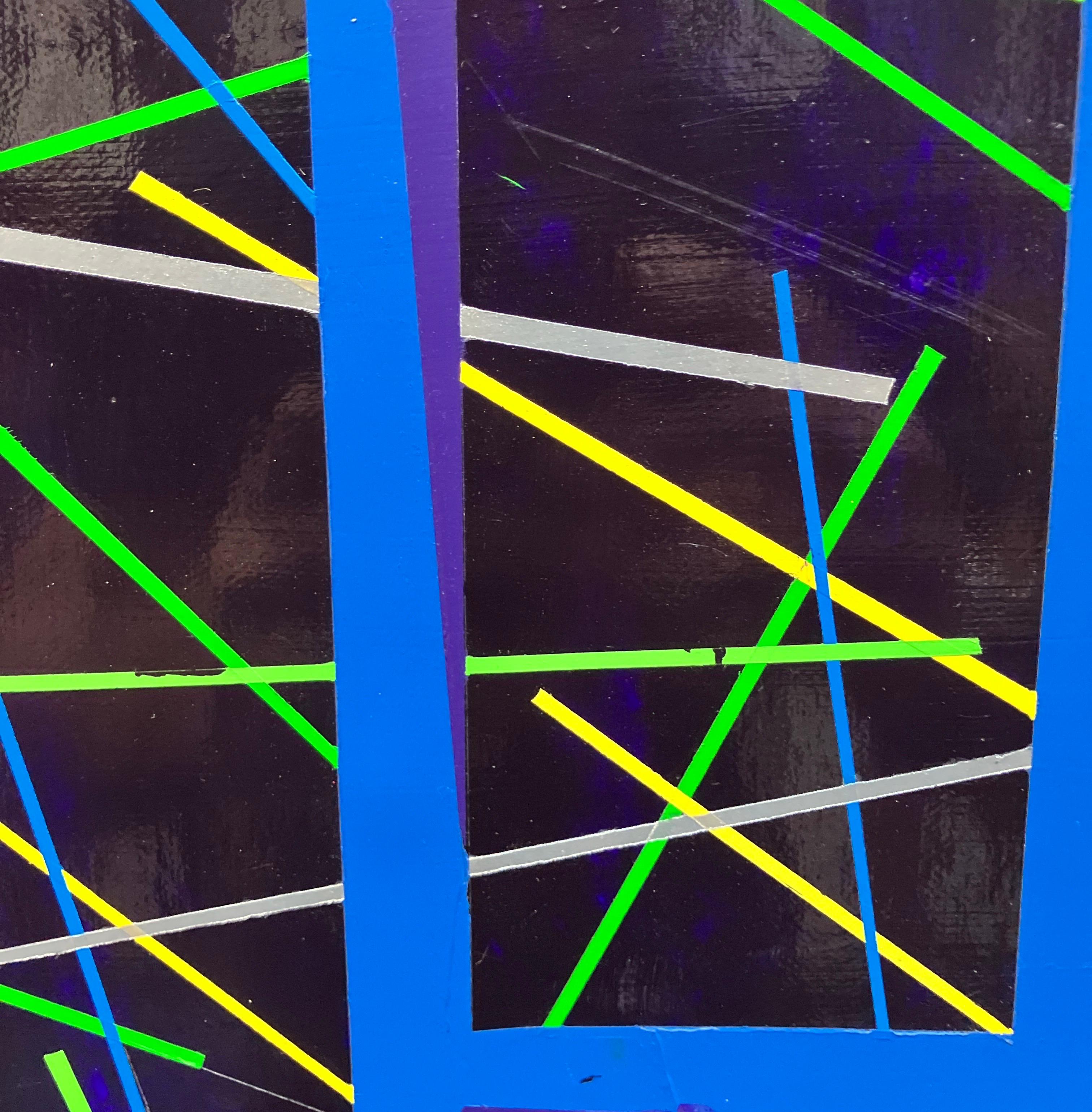 “Kinda Blue” by Rick Griggs, 2025, Abstract Acrylic Painting on Canvas For Sale 4