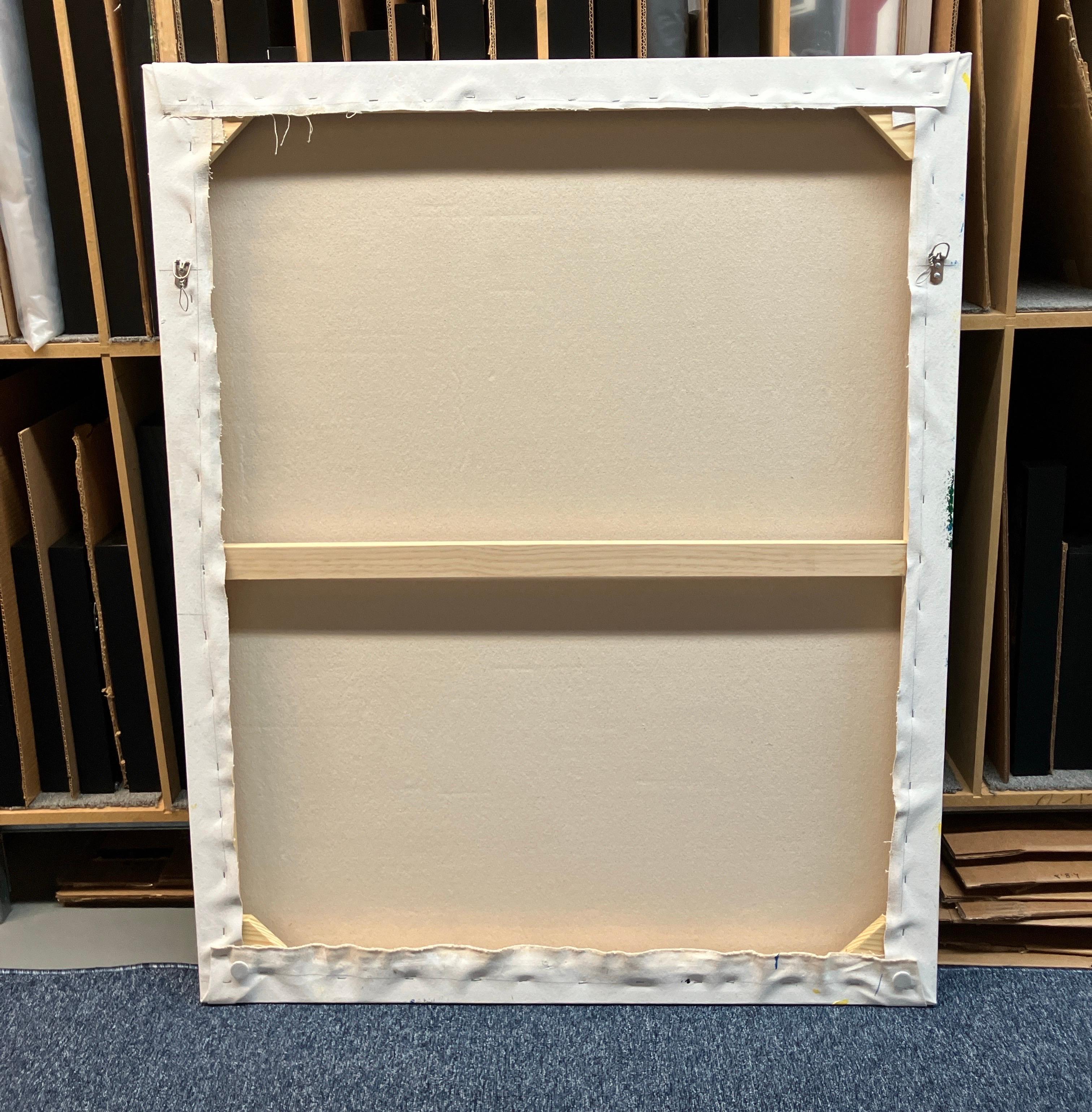 “Kinda Blue” by Rick Griggs, 2025, Abstract Acrylic Painting on Canvas For Sale 6