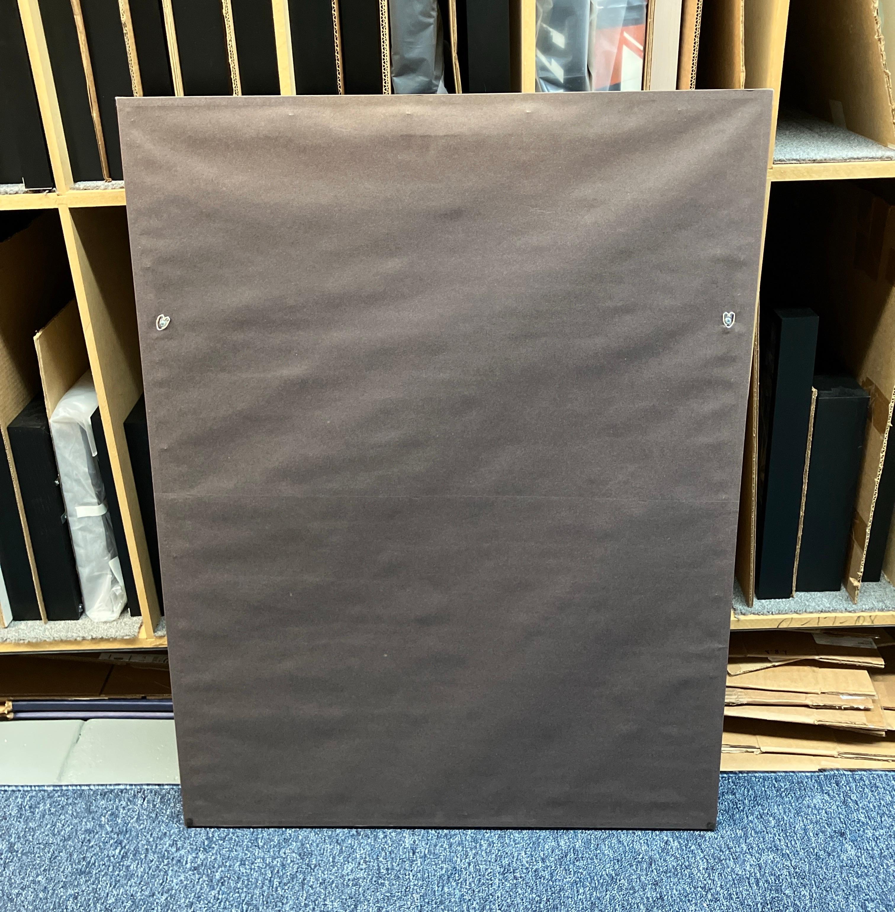 „Die andere Seite des Twilight“, Acryl-Landschaftsgemälde, Rahmen aus Nussbaumholz, Realismus im Angebot 1
