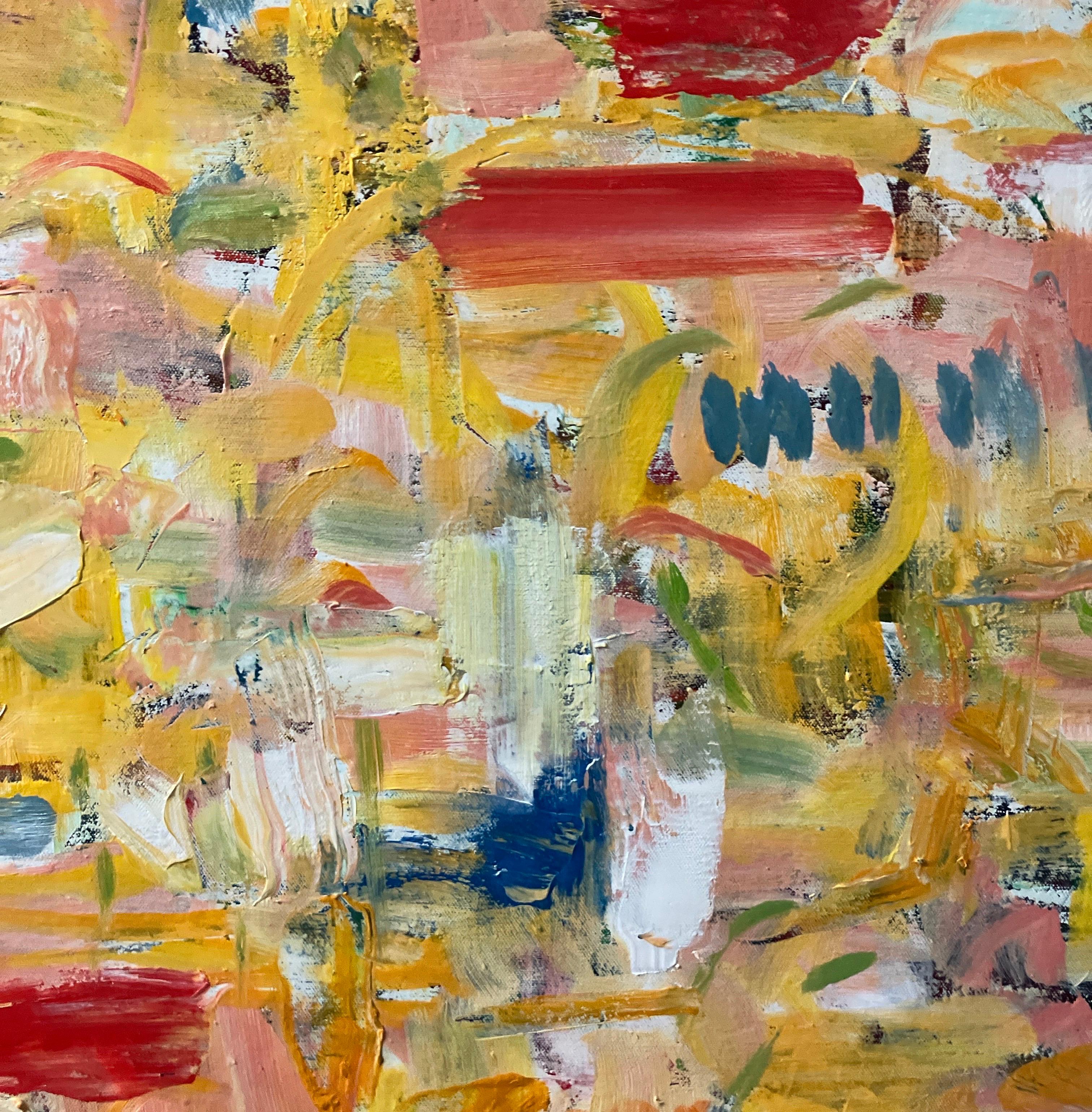 	Kathryn Arnold’s paintings focus on interpretive markings, built up into fields of color and textured surfaces. Mixing both jewel-like and muted tones, Arnold constructs planes that appear both geographical and abstract. The resulting work demands