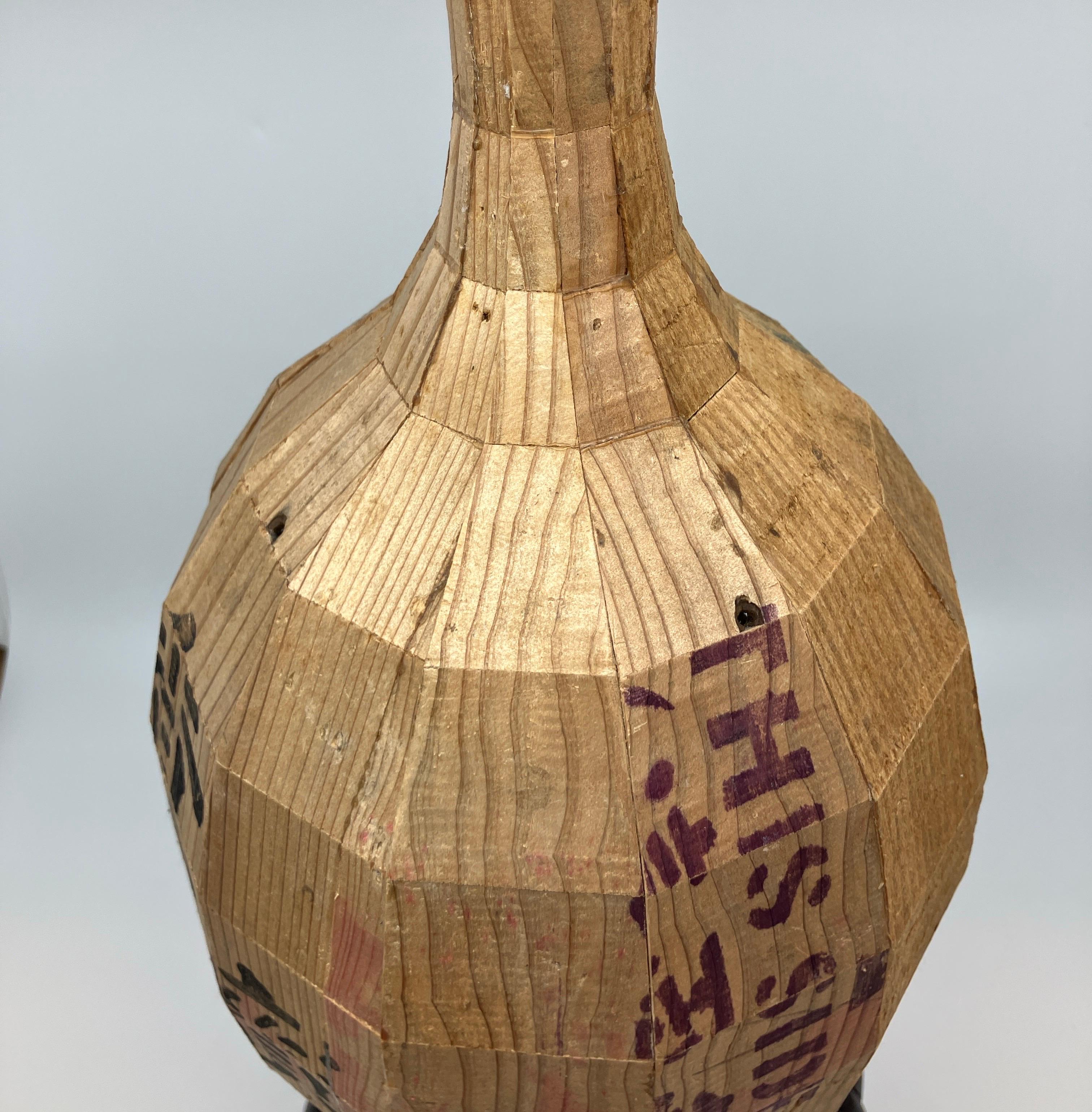 Hanging Duck Vase I, Vivian Chiu, 2023, Pine Crate Wood Assemblage, Rosewood For Sale 6