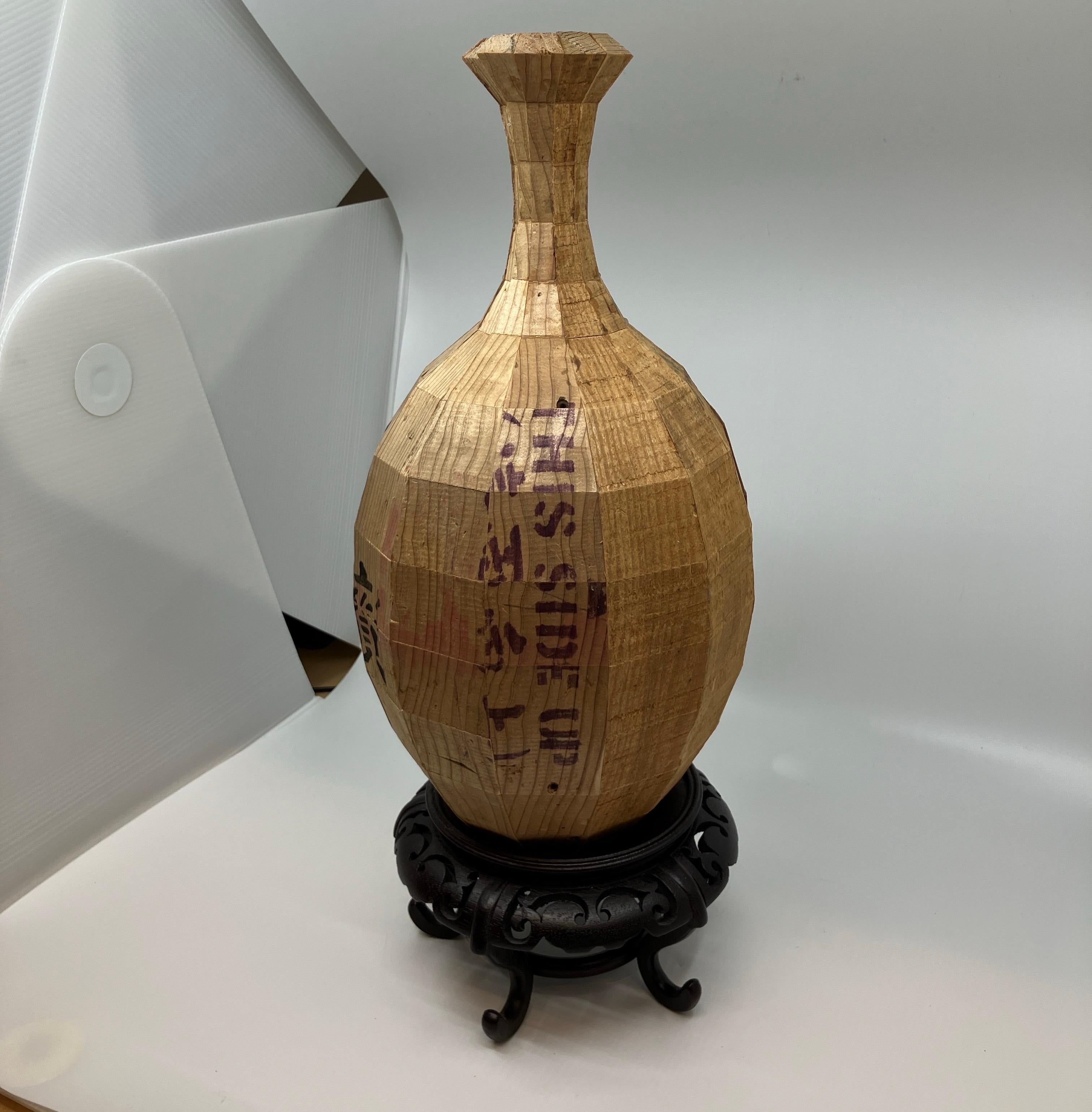 Hanging Duck Vase I, Vivian Chiu, 2023, Pine Crate Wood Assemblage, Rosewood For Sale 7