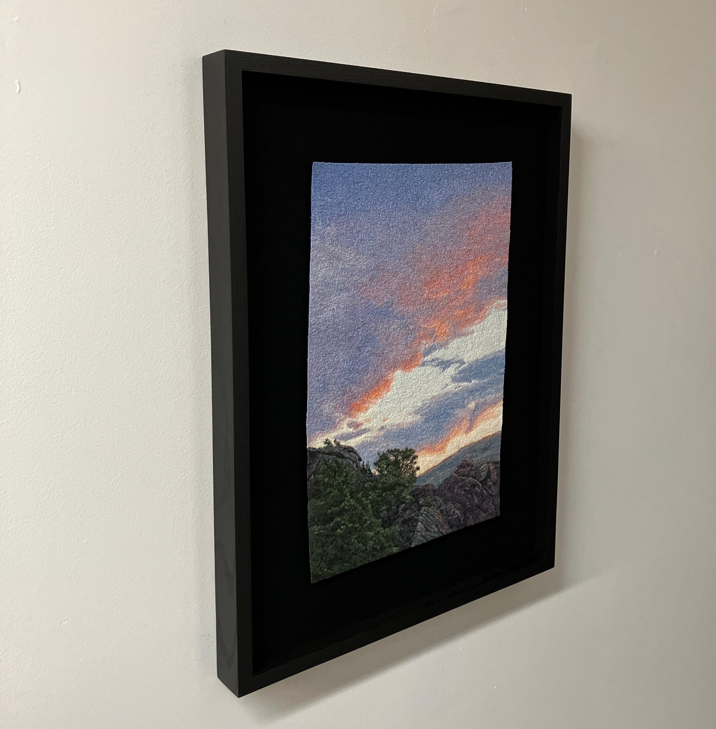 Early Morning Foothills by Carol Shinn, 2024, Photorealistic Embroidery, Thread For Sale 3