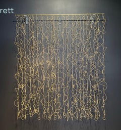 "Sierra Madre Boogie", Tapiz de pared compuesto de alambre de latón trenzado