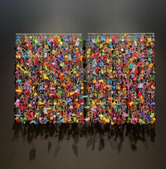 Dolcezza finale, John Garrett, 2023, Installazione scultorea appesa al muro