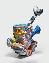 Beverage Vessel with Squiggle Tread and Zigzag Straw 3A by Joey Watson, 2016