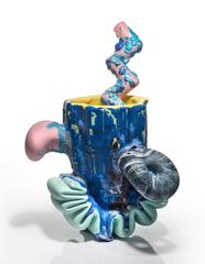 Beverage Vessel with Squiggle Tread and Zigzag Straw 3D by Joey Watson, 2016
